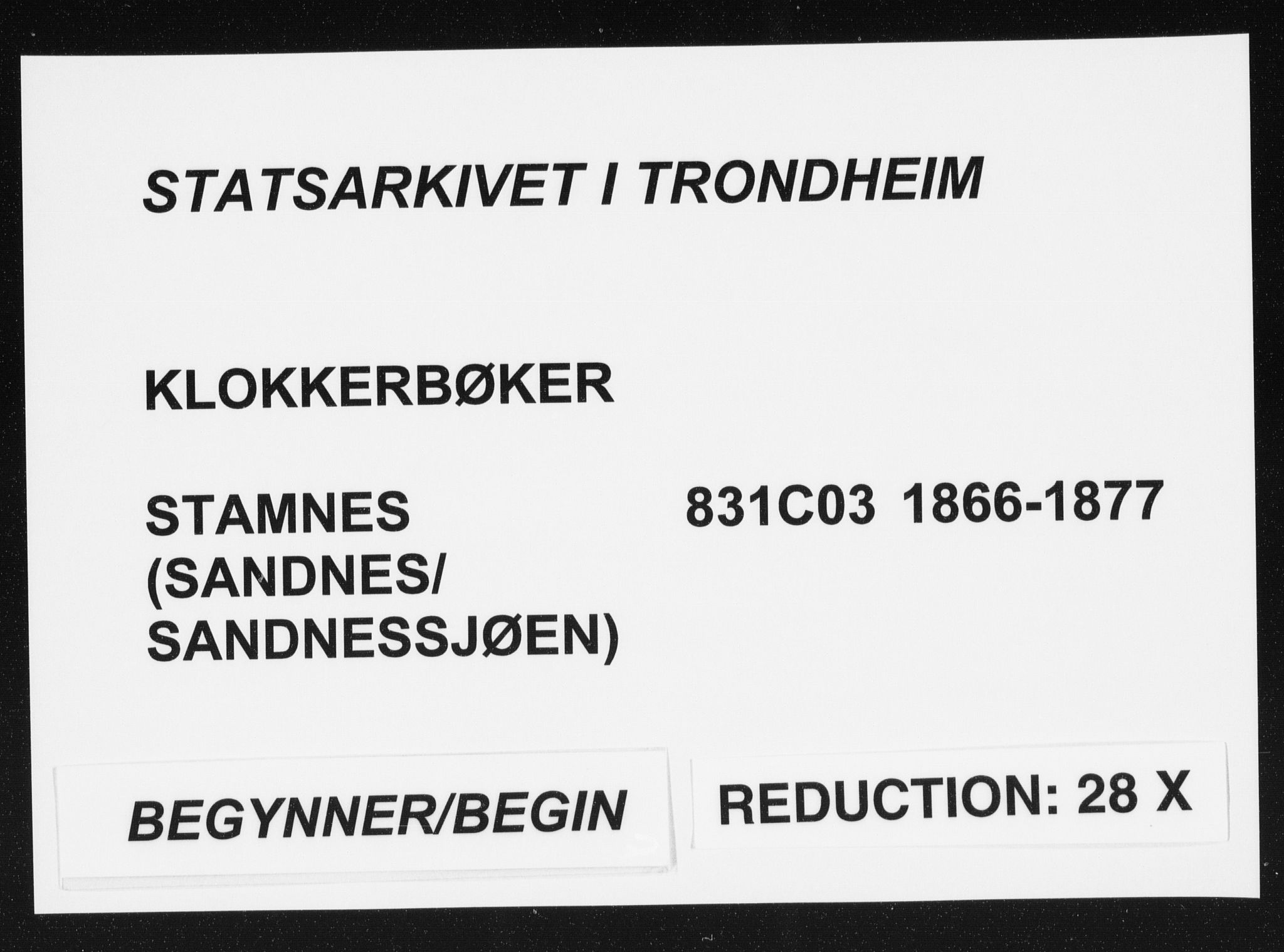 Ministerialprotokoller, klokkerbøker og fødselsregistre - Nordland, SAT/A-1459/831/L0476: Klokkerbok nr. 831C03, 1866-1877