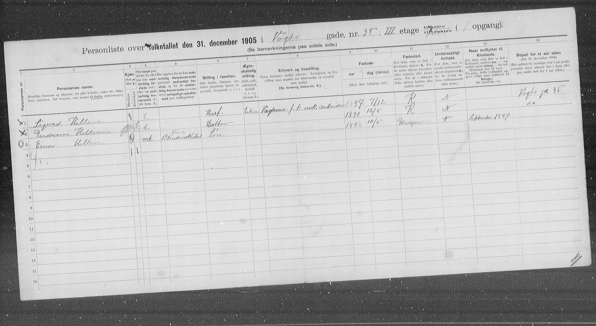 OBA, Kommunal folketelling 31.12.1905 for Kristiania kjøpstad, 1905, s. 65794
