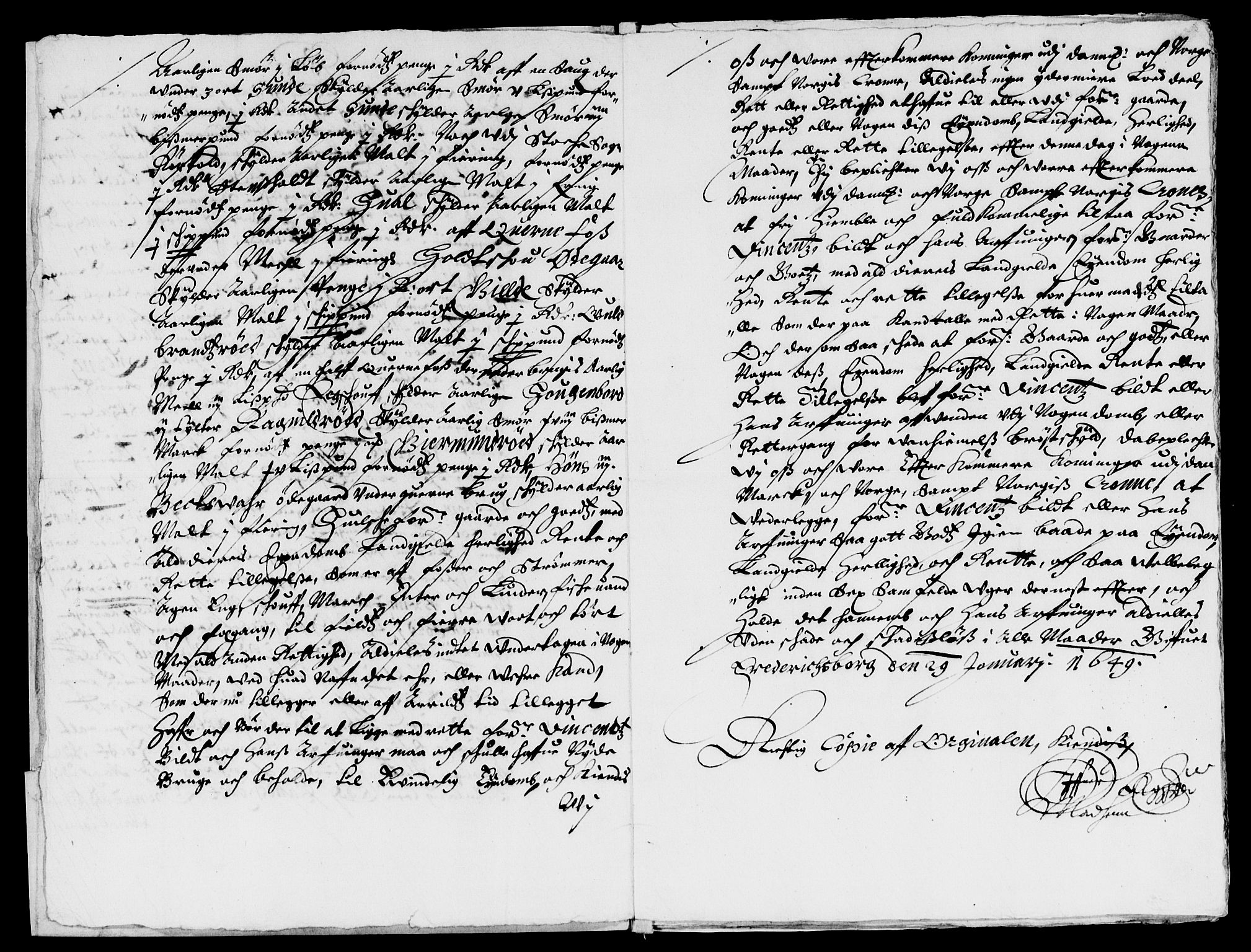 Rentekammeret inntil 1814, Reviderte regnskaper, Lensregnskaper, AV/RA-EA-5023/R/Rb/Rbo/L0028: Tønsberg len, 1647-1649
