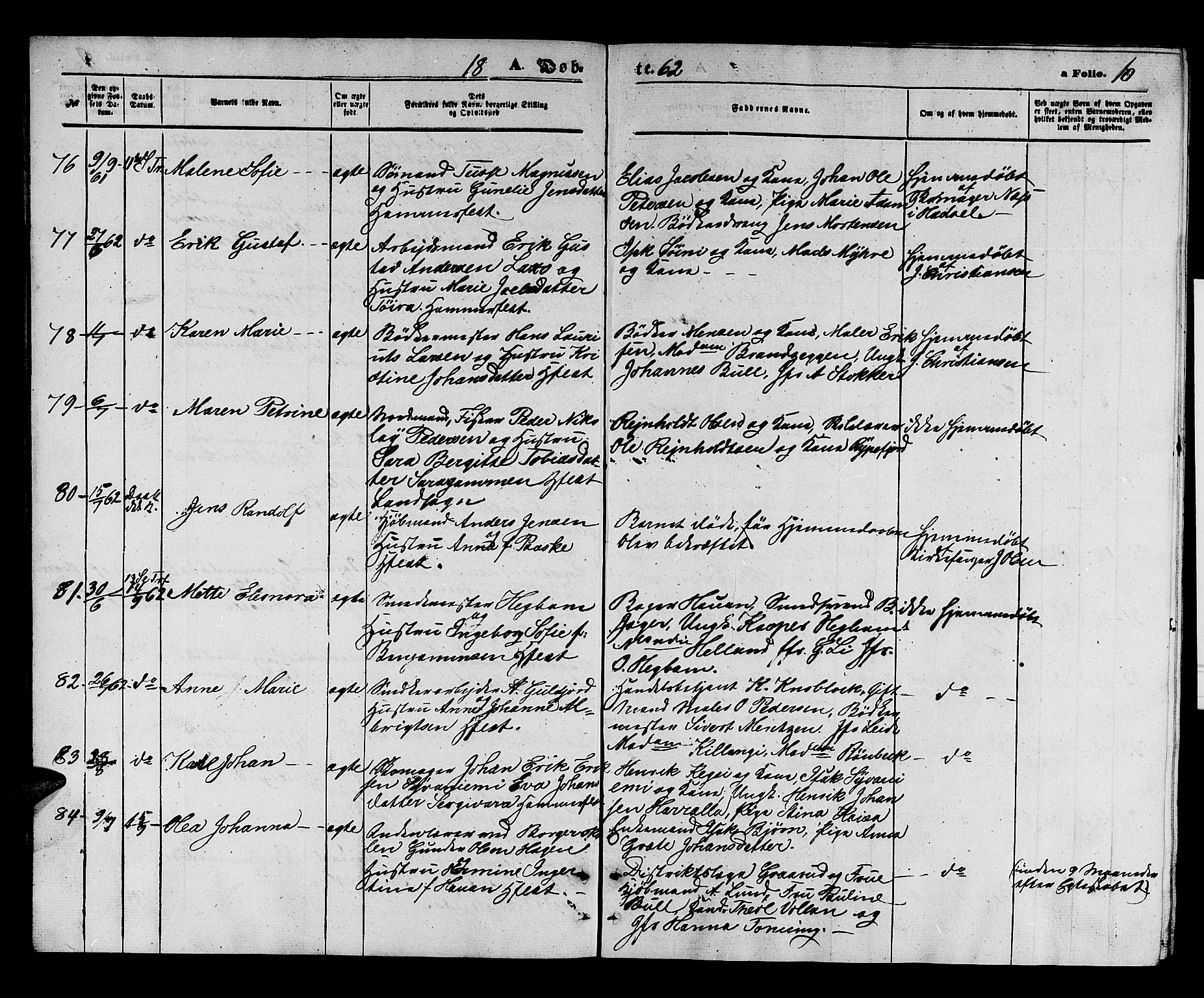 Hammerfest sokneprestkontor, AV/SATØ-S-1347/H/Hb/L0003.klokk: Klokkerbok nr. 3 /1, 1862-1868, s. 10