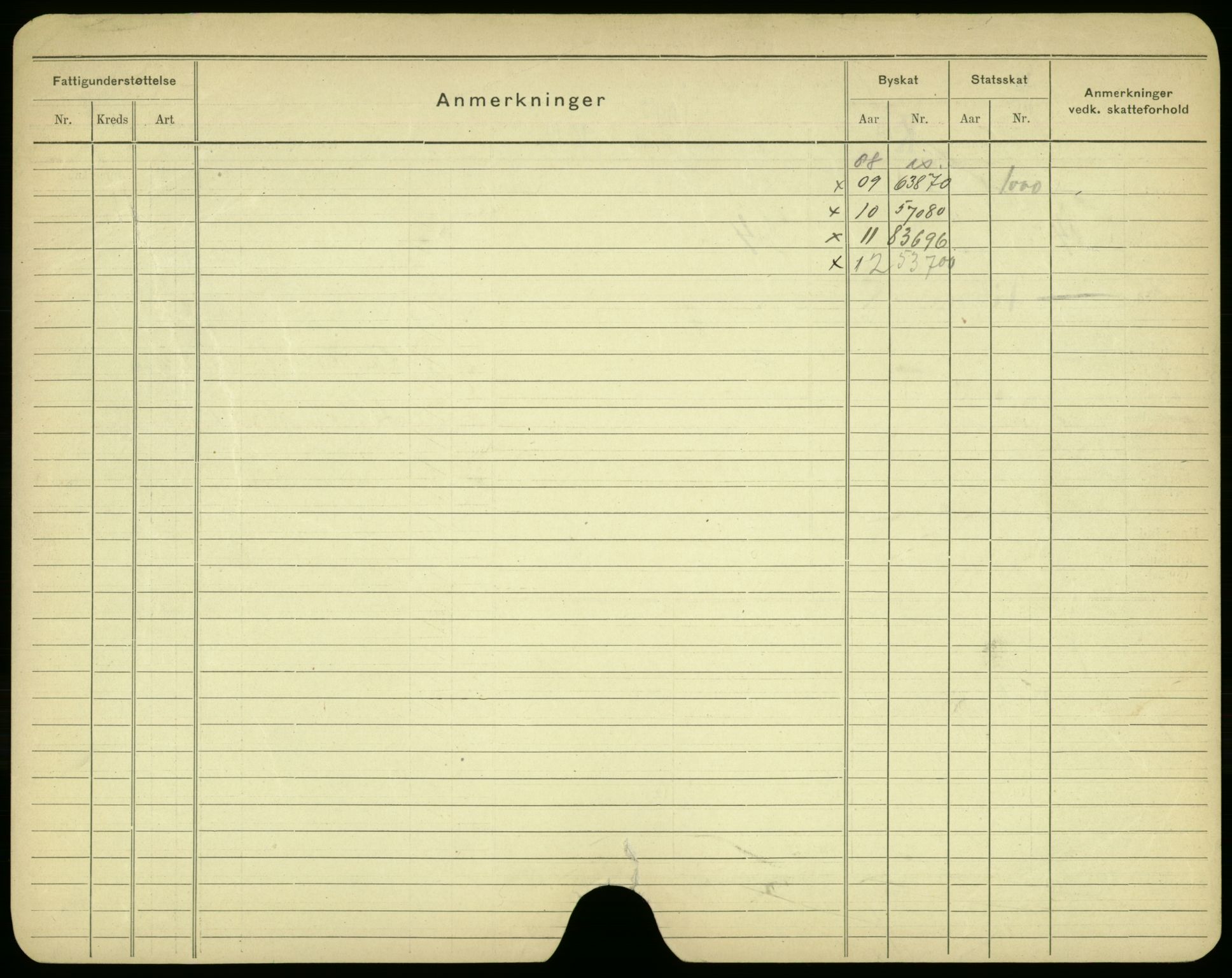 Oslo folkeregister, Registerkort, SAO/A-11715/F/Fa/Fac/L0002: Menn, 1906-1914, s. 977b