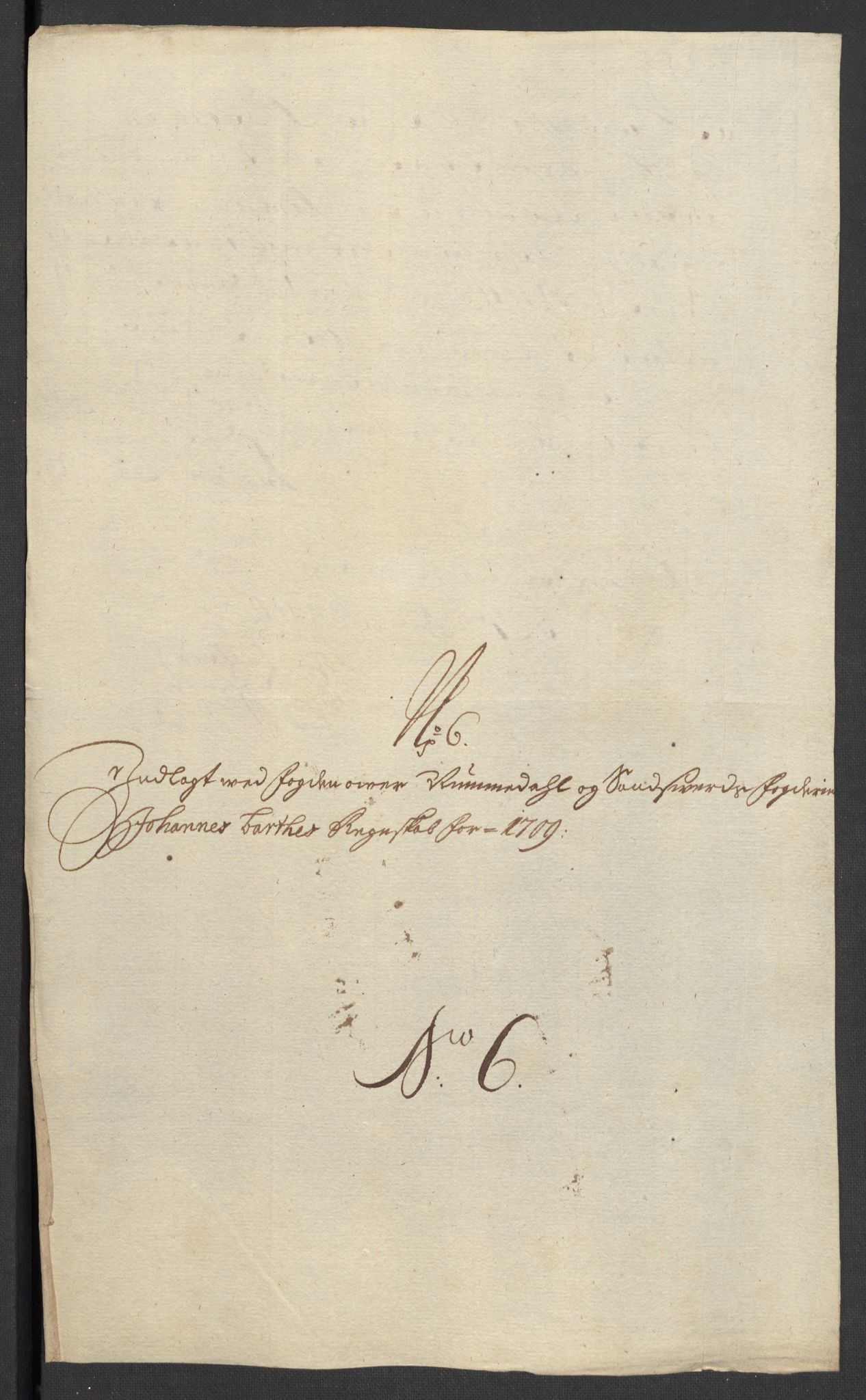 Rentekammeret inntil 1814, Reviderte regnskaper, Fogderegnskap, RA/EA-4092/R24/L1585: Fogderegnskap Numedal og Sandsvær, 1709-1710, s. 40