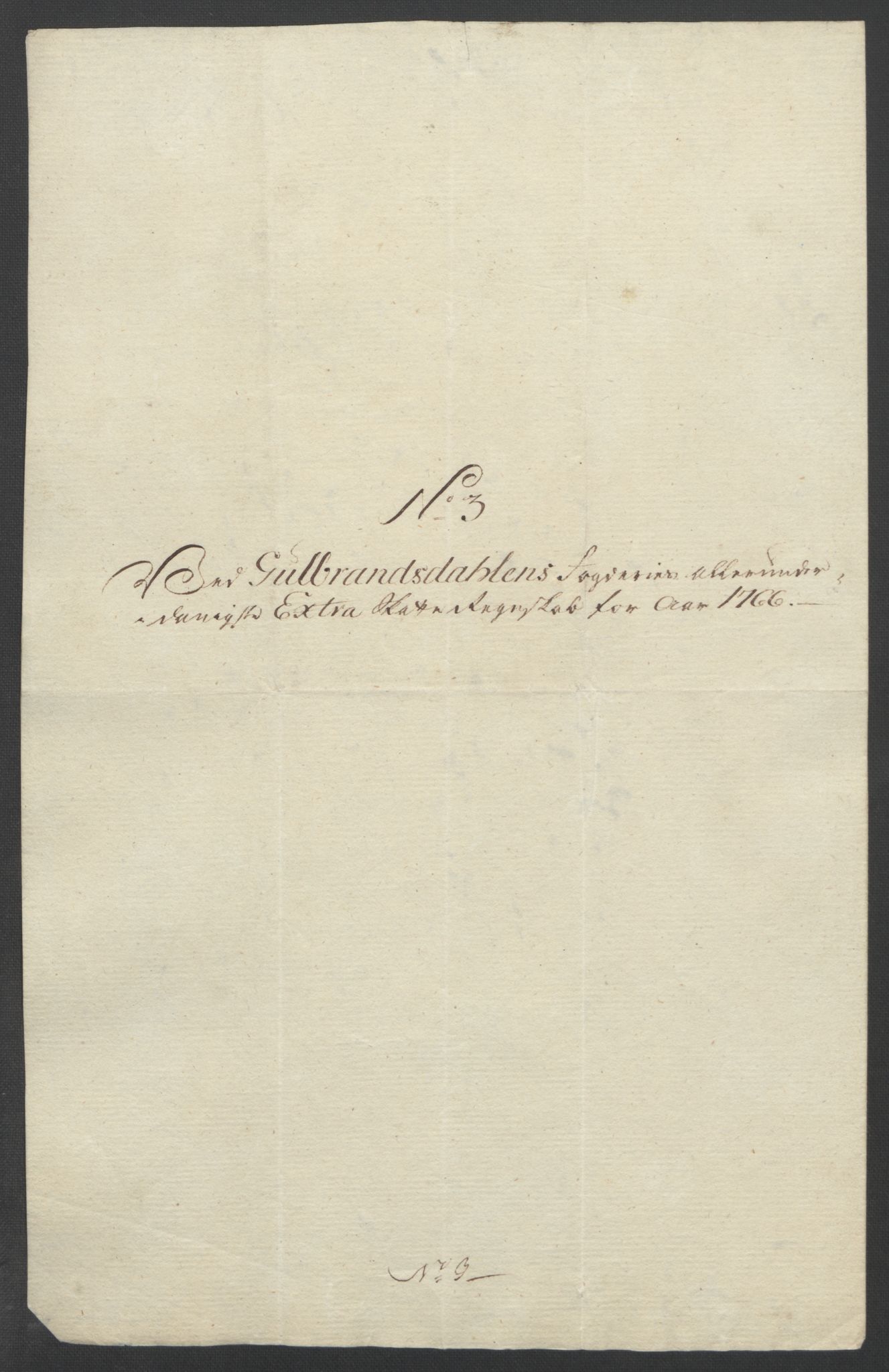 Rentekammeret inntil 1814, Reviderte regnskaper, Fogderegnskap, AV/RA-EA-4092/R17/L1266: Ekstraskatten Gudbrandsdal, 1762-1766, s. 551