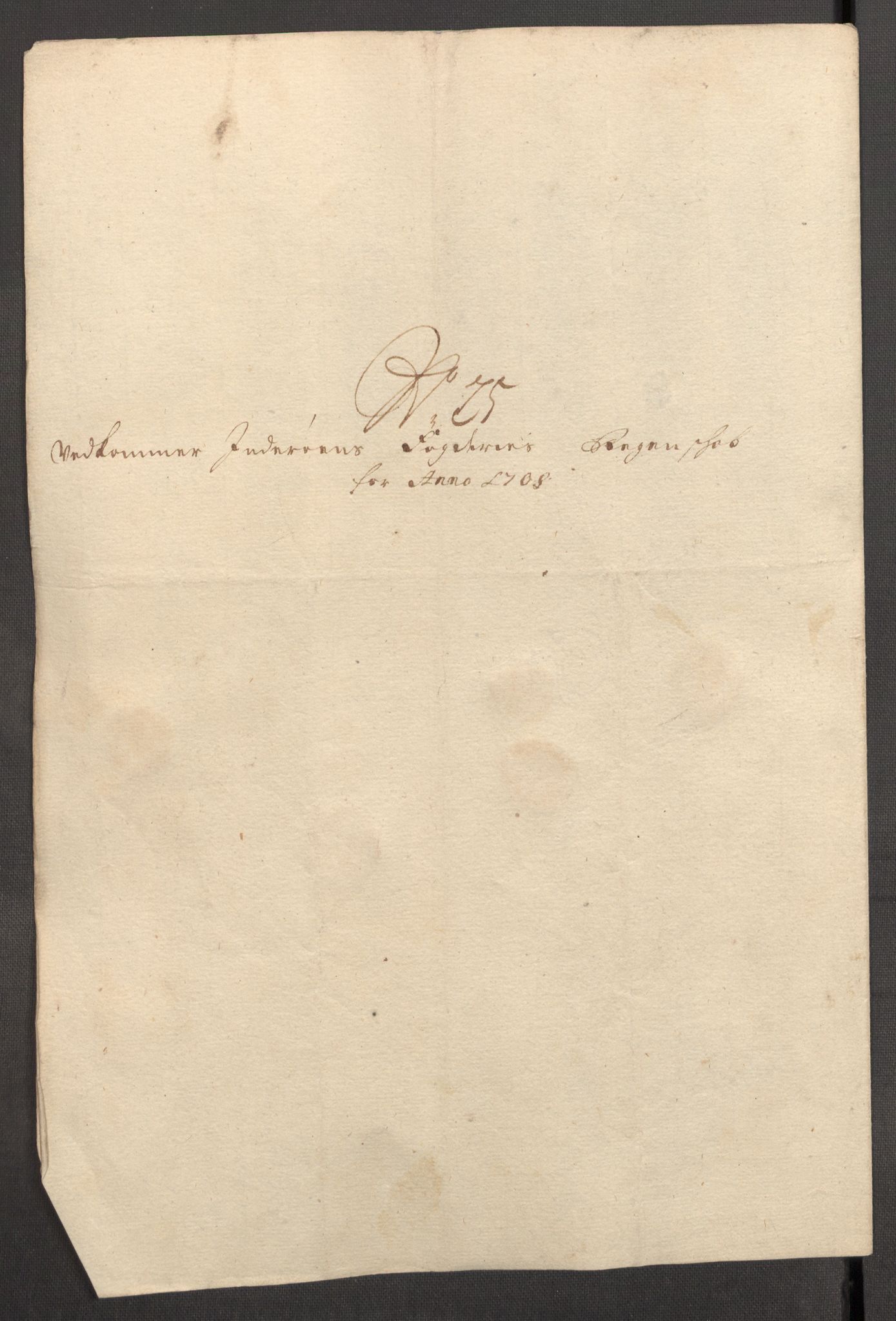 Rentekammeret inntil 1814, Reviderte regnskaper, Fogderegnskap, RA/EA-4092/R63/L4316: Fogderegnskap Inderøy, 1708, s. 244