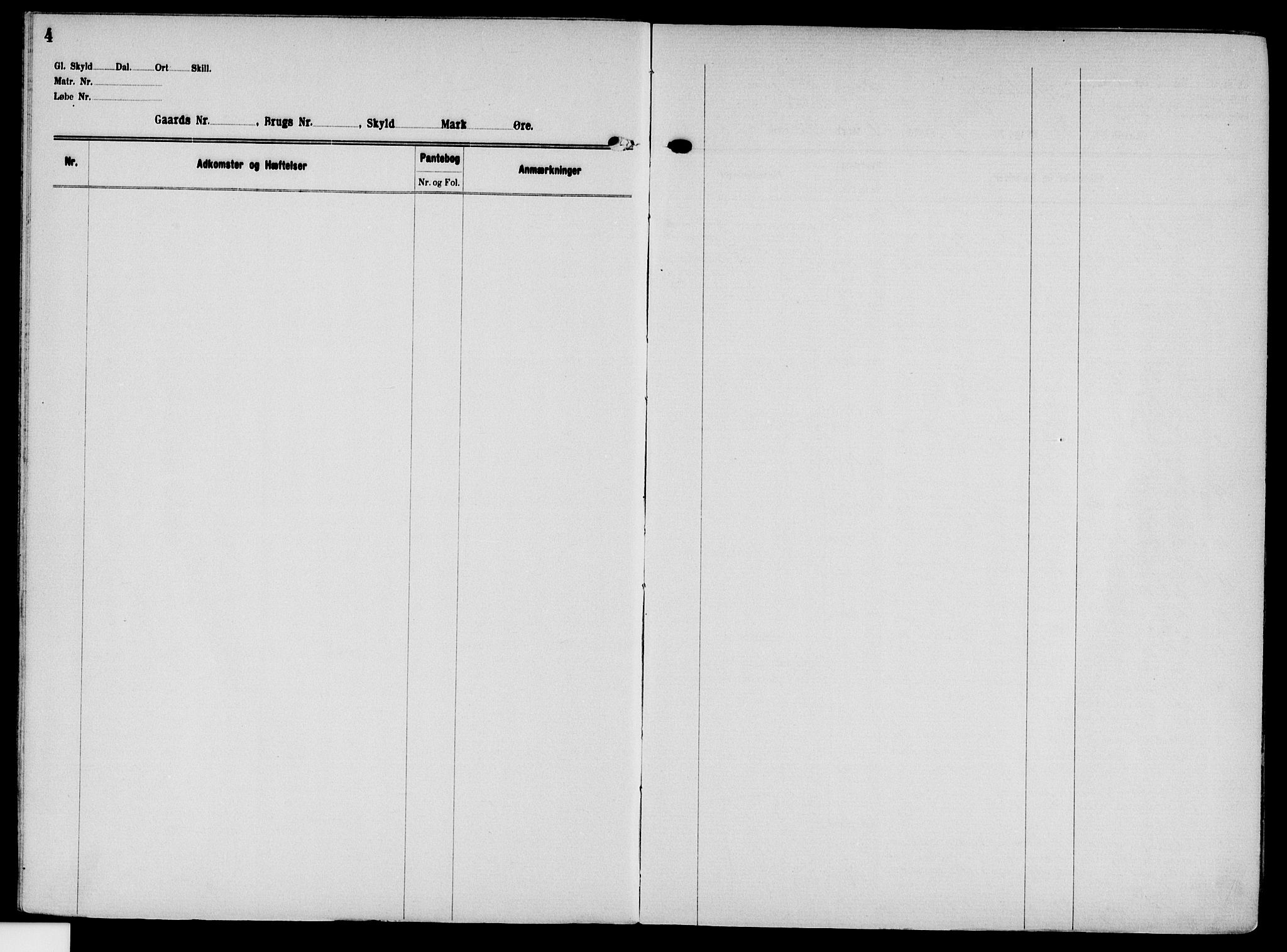 Solør tingrett, AV/SAH-TING-008/H/Ha/Hak/L0004: Panteregister nr. IV, 1900-1935, s. 4