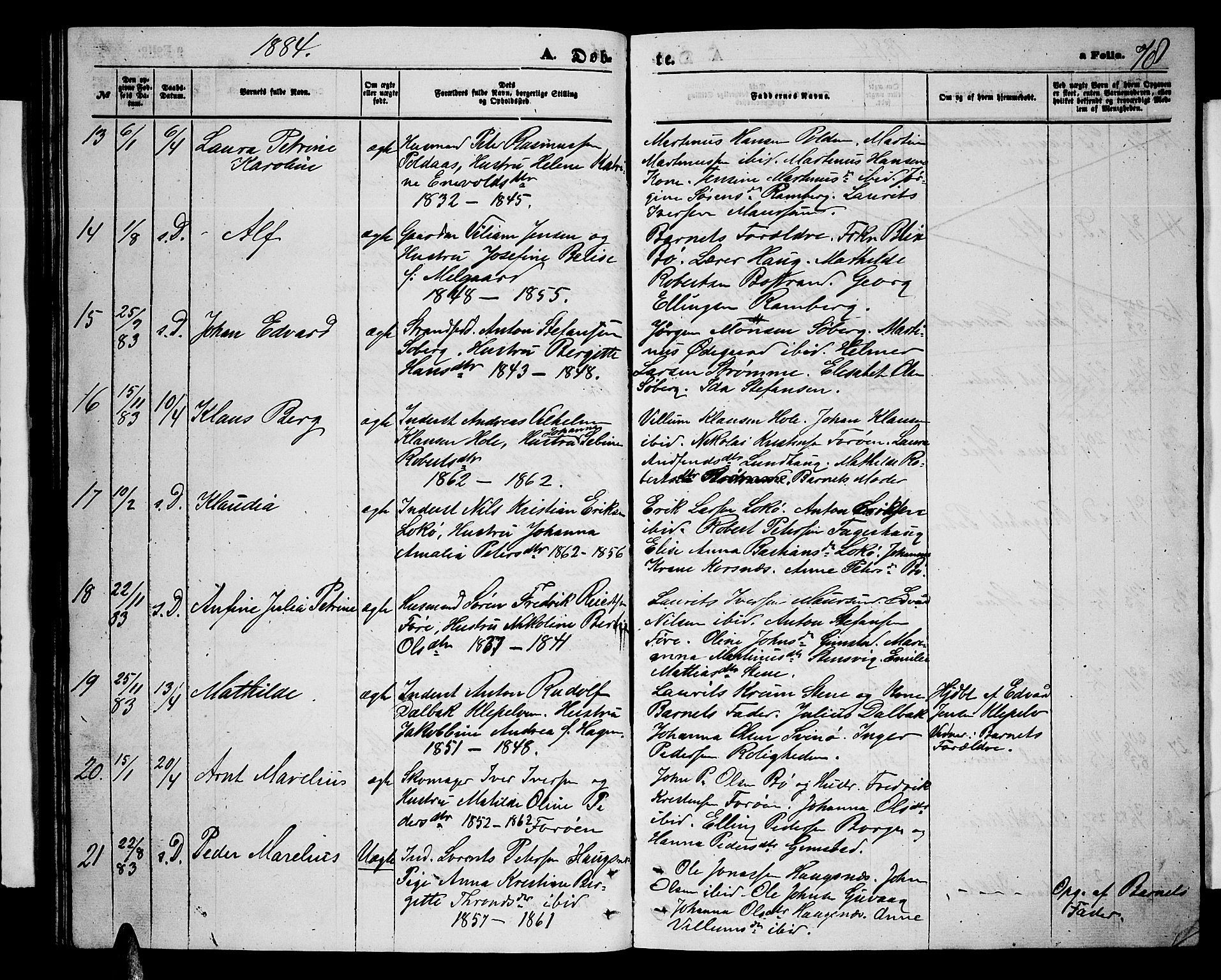 Ministerialprotokoller, klokkerbøker og fødselsregistre - Nordland, AV/SAT-A-1459/891/L1314: Klokkerbok nr. 891C03, 1870-1885, s. 78