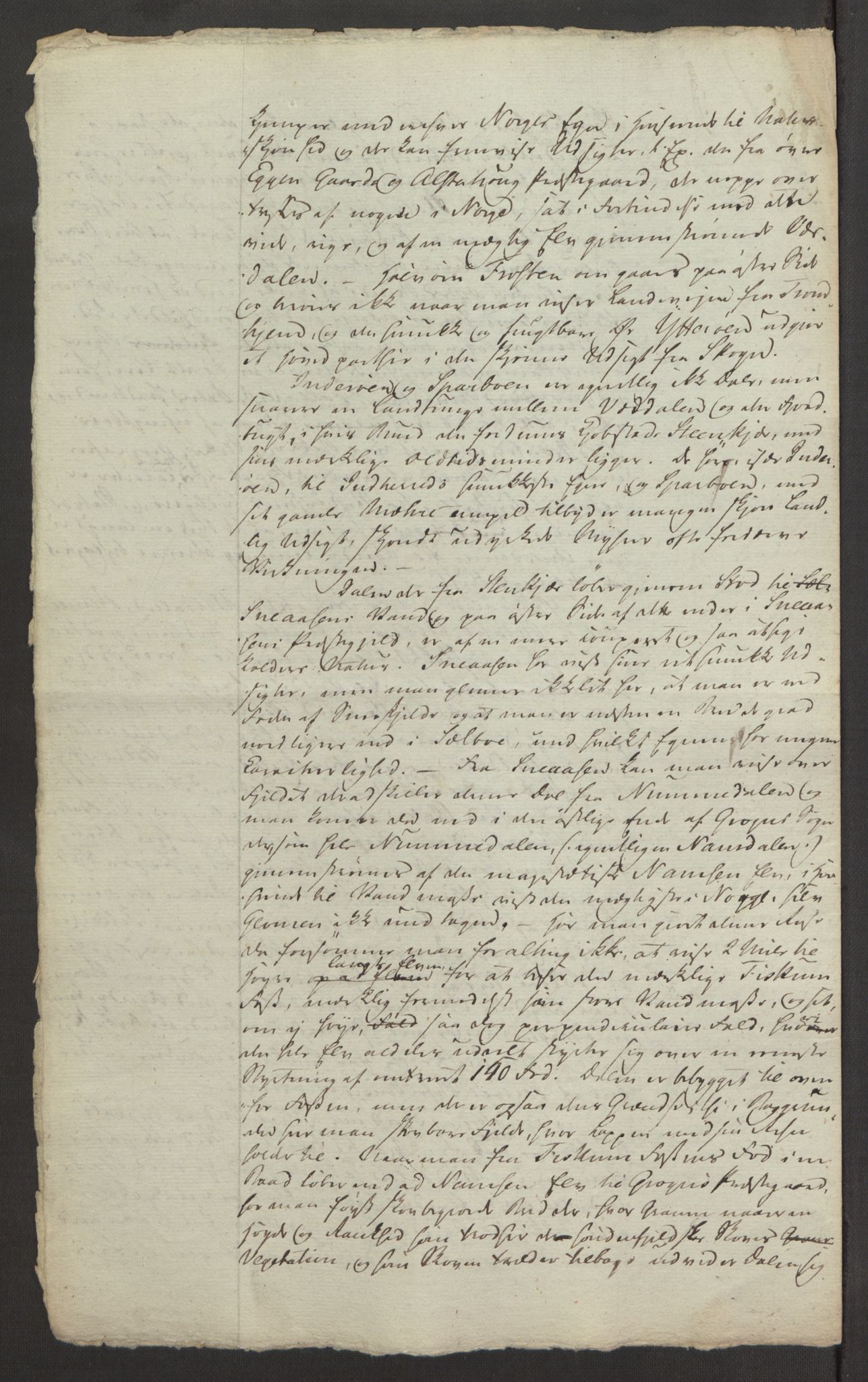 Blom, Gustav Peter, RA/PA-0568/F/L0001/0004: Brev og manuskripter / "Historiske antiqvariske Notizer". Reiseberetninger fra Bergen og Nordland, 1825, s. 15
