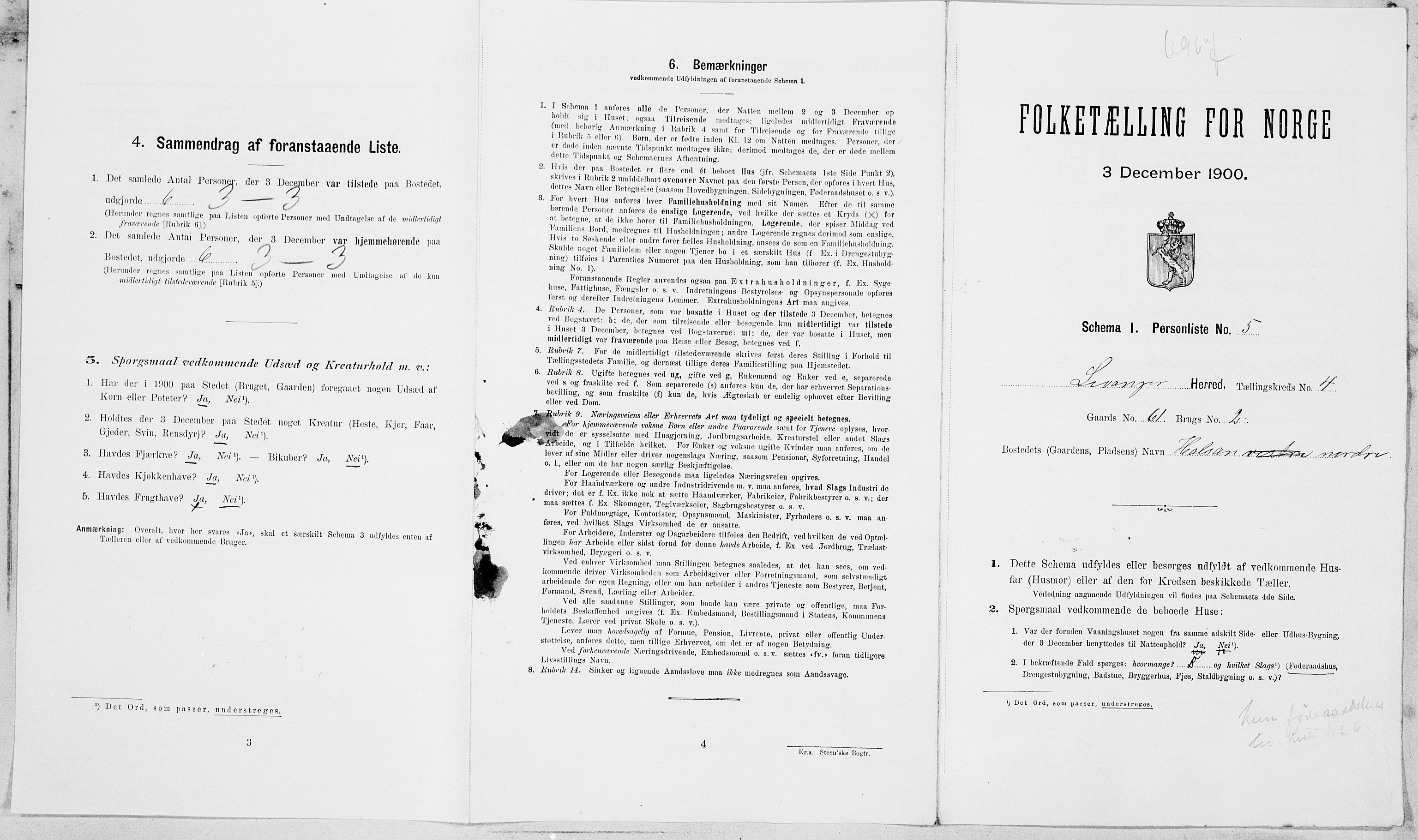 SAT, Folketelling 1900 for 1720 Levanger herred, 1900, s. 617