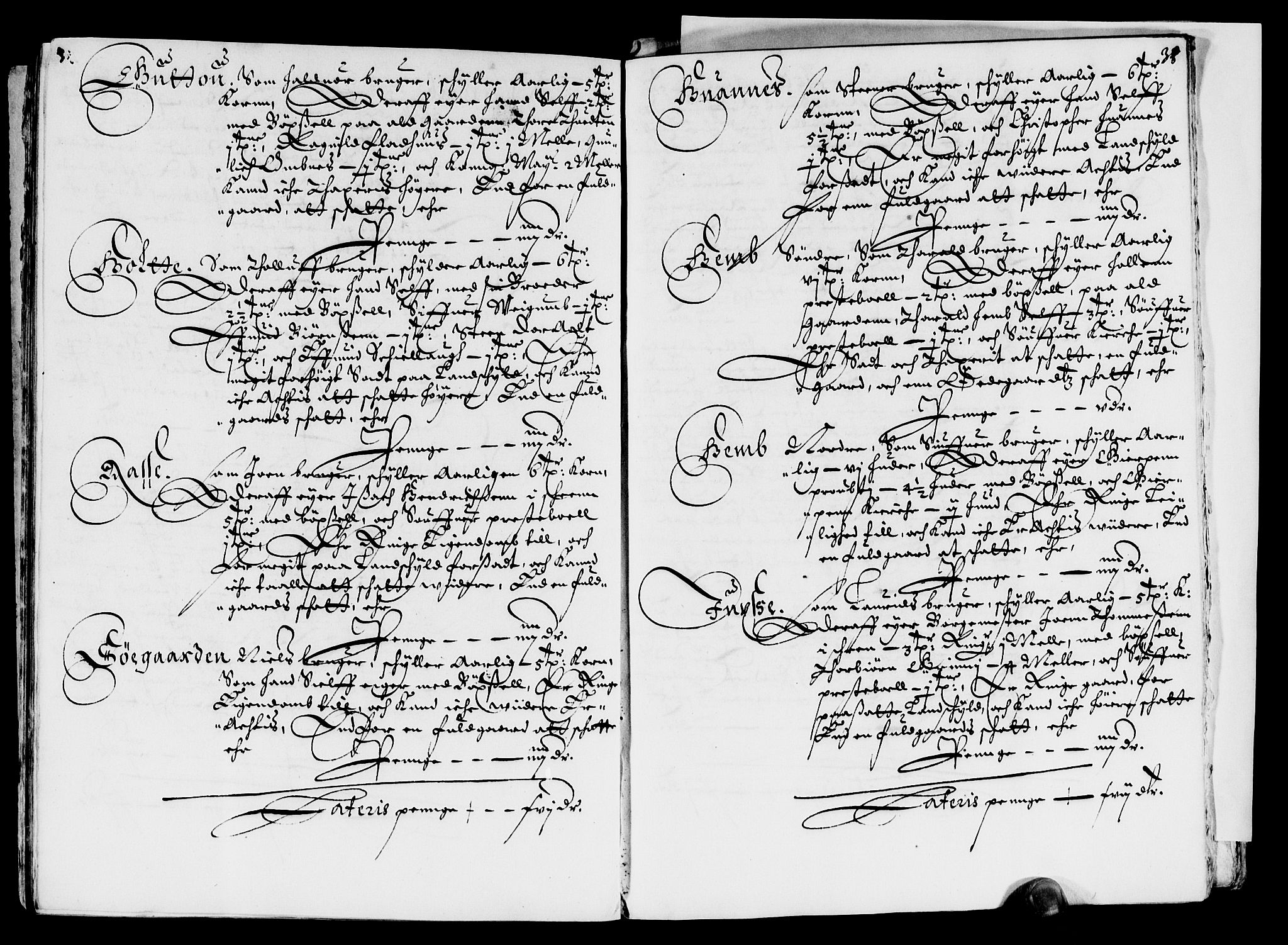 Rentekammeret inntil 1814, Reviderte regnskaper, Lensregnskaper, AV/RA-EA-5023/R/Rb/Rbp/L0038: Bratsberg len, 1651-1653