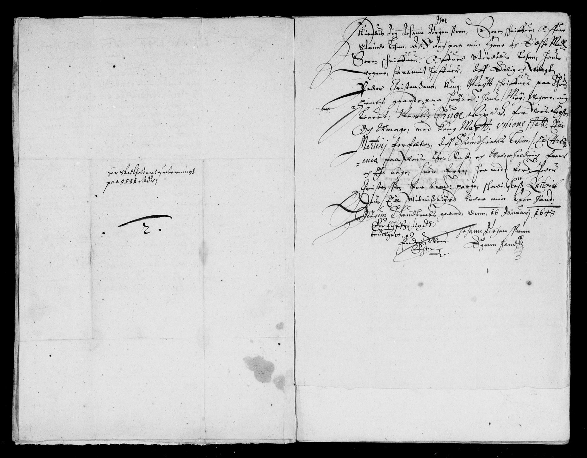 Rentekammeret inntil 1814, Reviderte regnskaper, Lensregnskaper, AV/RA-EA-5023/R/Rb/Rbw/L0075: Trondheim len, 1640-1643