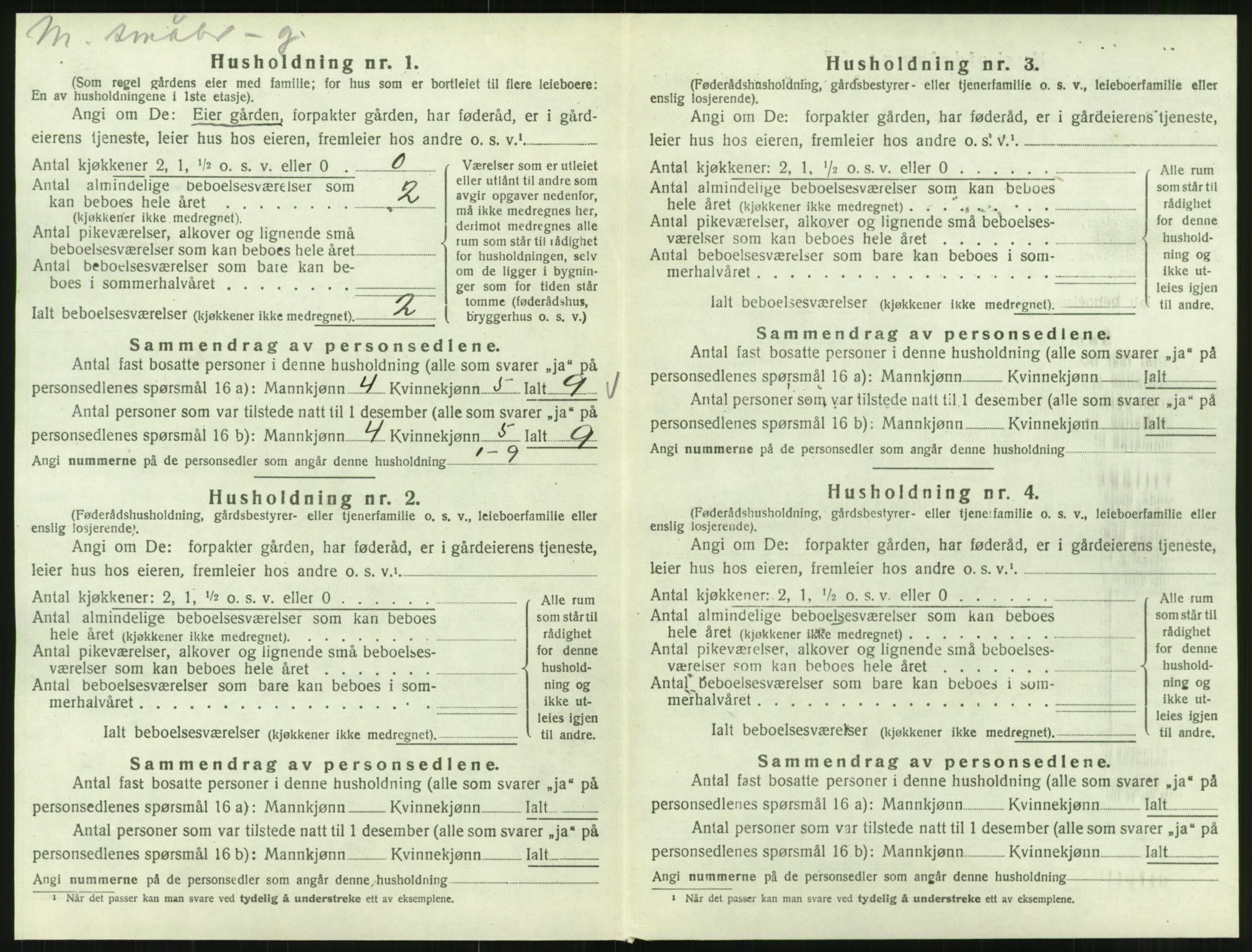 SAT, Folketelling 1920 for 1833 Mo herred, 1920, s. 1015