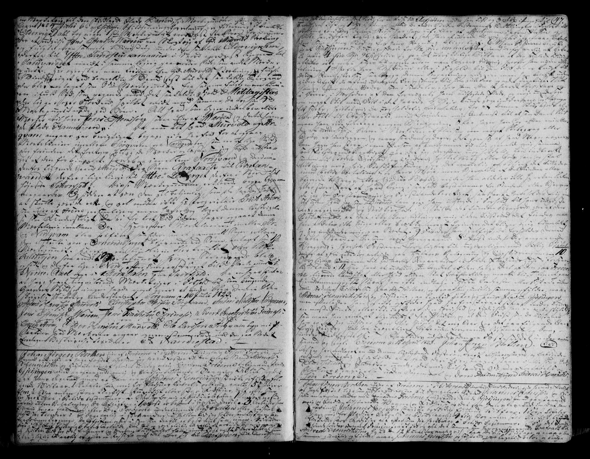 Fosen sorenskriveri, SAT/A-1107/1/2/2C/L0007: Pantebok nr. 5A, 1822-1827, s. 47