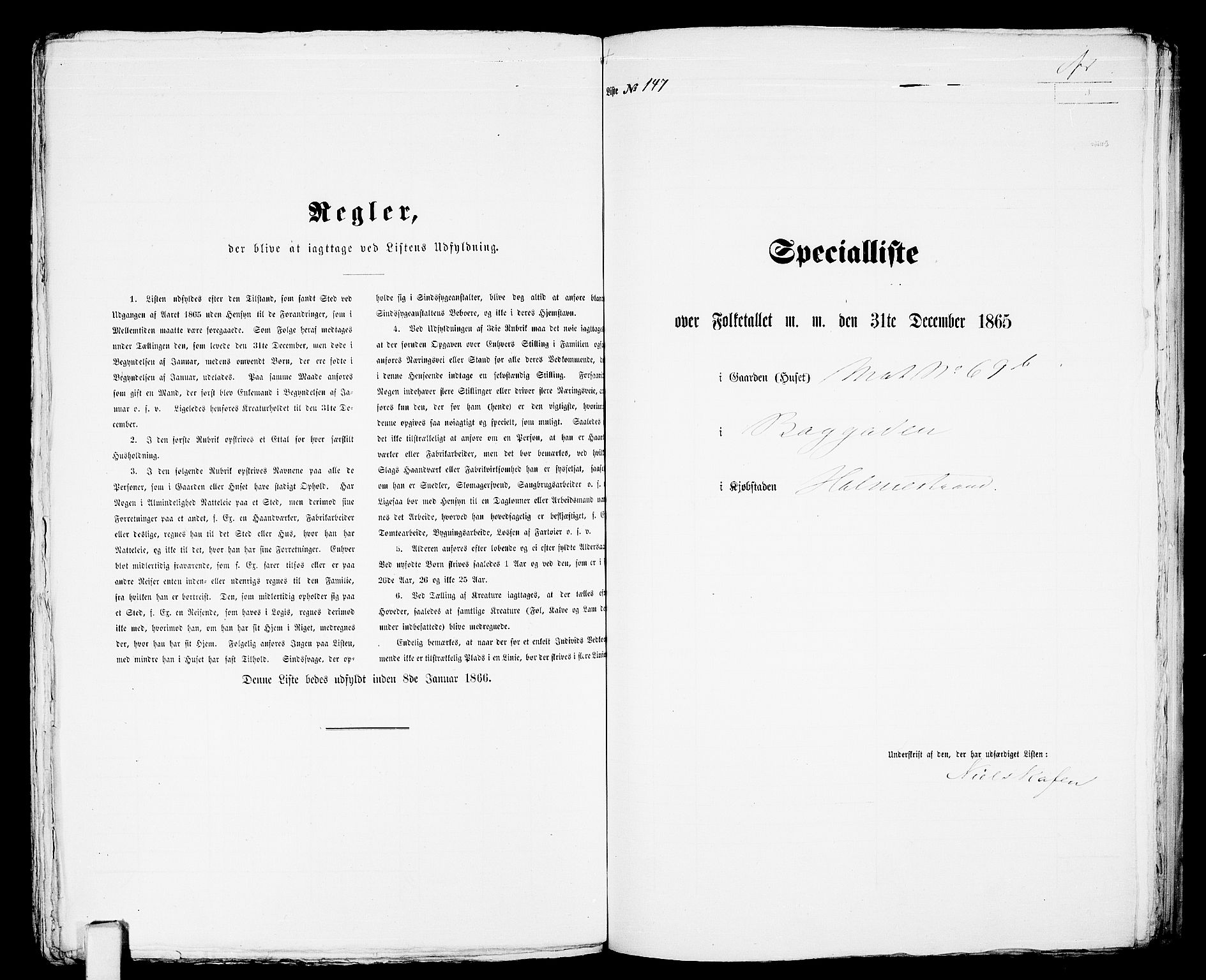 RA, Folketelling 1865 for 0702B Botne prestegjeld, Holmestrand kjøpstad, 1865, s. 302