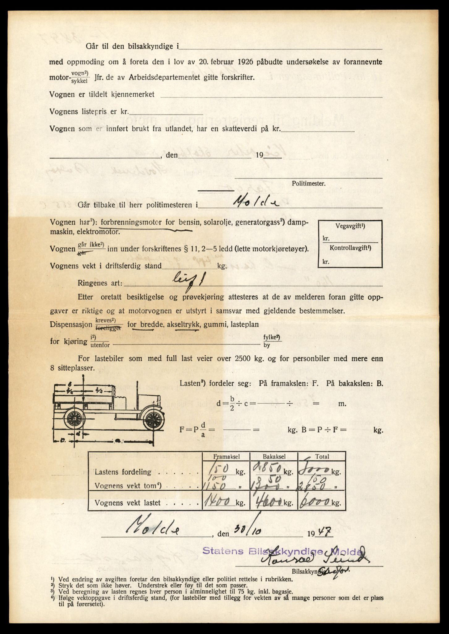 Møre og Romsdal vegkontor - Ålesund trafikkstasjon, AV/SAT-A-4099/F/Fe/L0001: Registreringskort for kjøretøy T 3 - T 127, 1927-1998, s. 1554