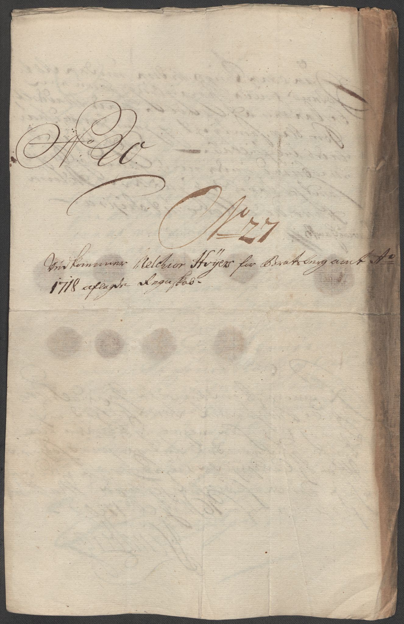 Rentekammeret inntil 1814, Reviderte regnskaper, Fogderegnskap, RA/EA-4092/R36/L2130: Fogderegnskap Øvre og Nedre Telemark og Bamble, 1718, s. 309