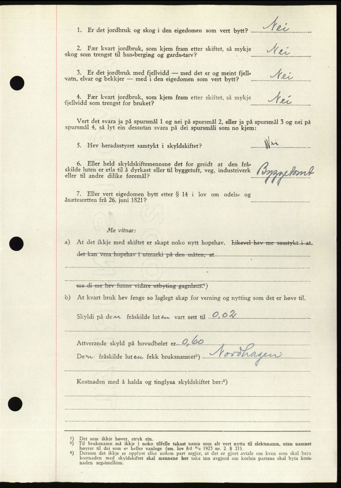 Søre Sunnmøre sorenskriveri, AV/SAT-A-4122/1/2/2C/L0081: Pantebok nr. 7A, 1947-1948, Dagboknr: 1197/1947