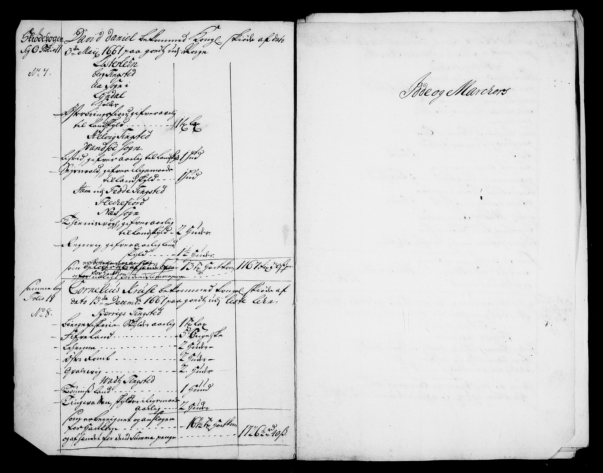 Rentekammeret inntil 1814, Realistisk ordnet avdeling, AV/RA-EA-4070/On/L0011: [Jj 12]: Salg av pante- og reluisjonsgods i Norge, 1658-1729, s. 296