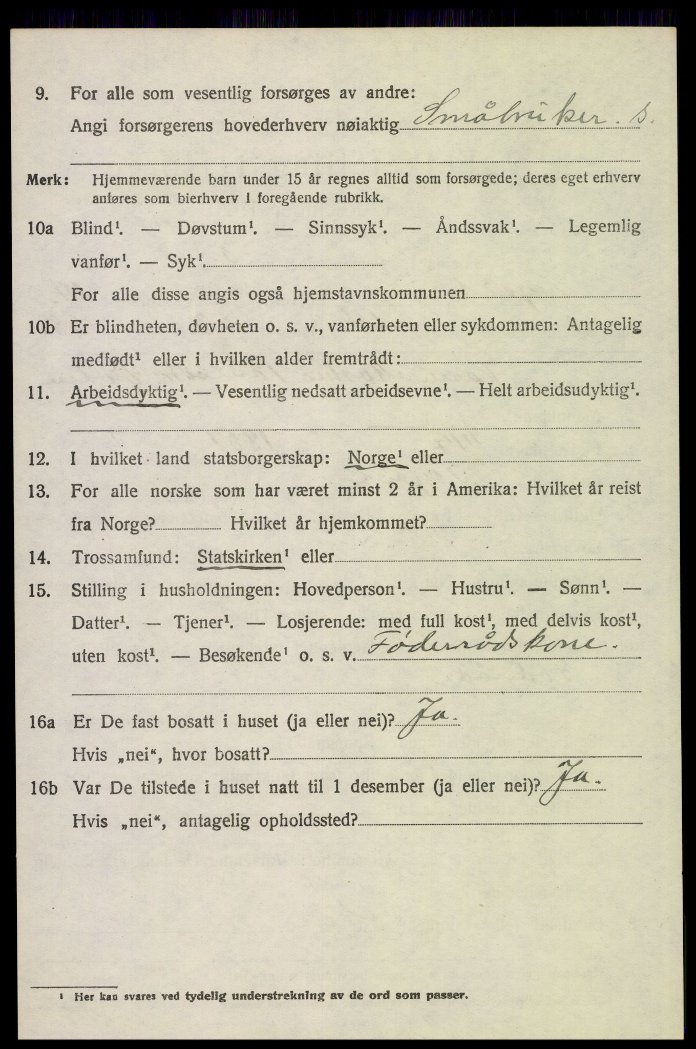 SAH, Folketelling 1920 for 0428 Trysil herred, 1920, s. 8704
