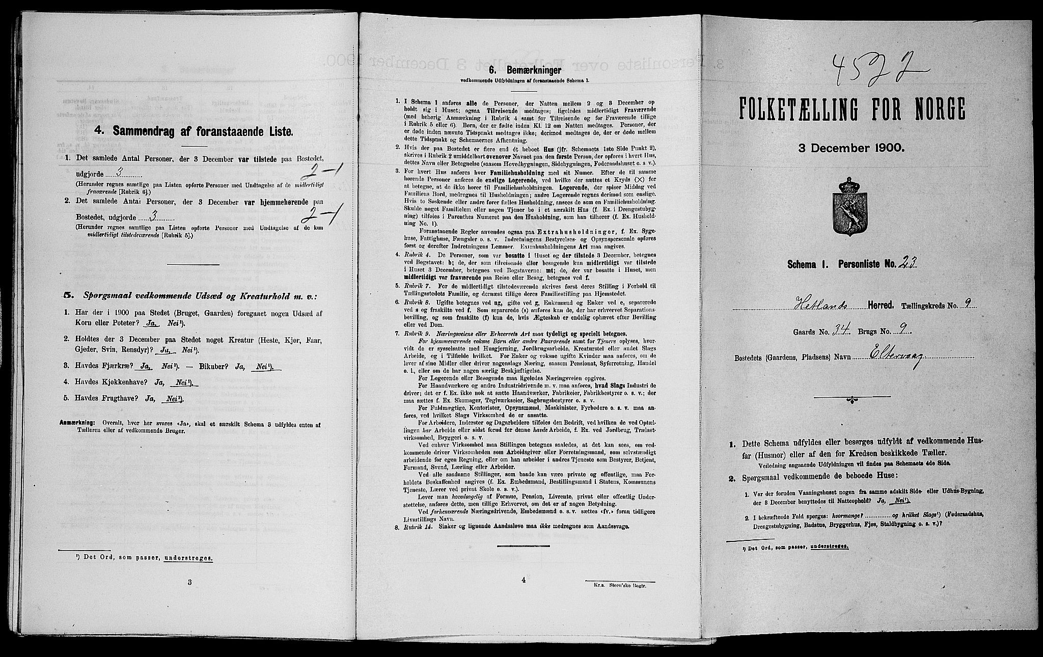 SAST, Folketelling 1900 for 1126 Hetland herred, 1900, s. 1386