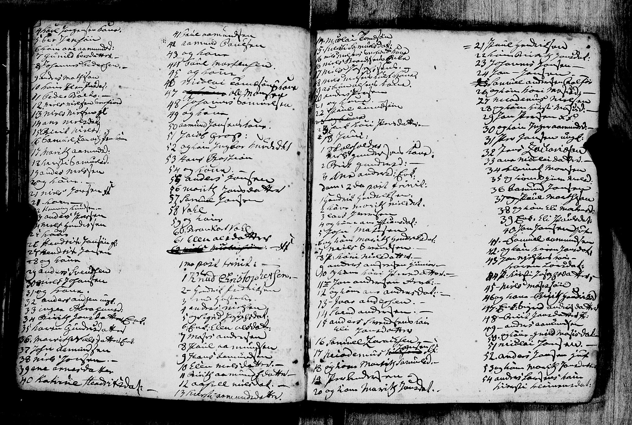 Måsøy sokneprestkontor, AV/SATØ-S-1348/B/L0026: Kommunikantprotokoll nr. 26 (1), 1749-1804