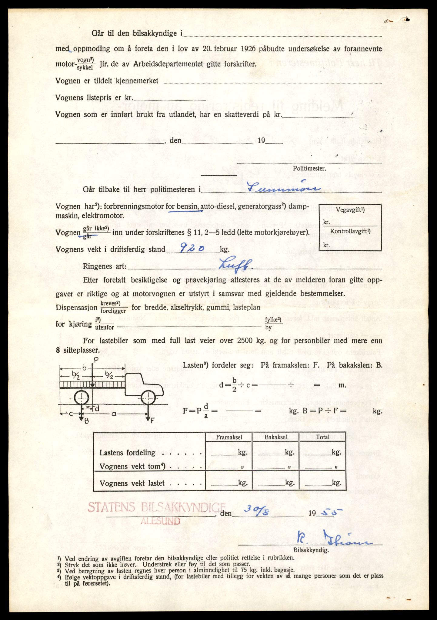 Møre og Romsdal vegkontor - Ålesund trafikkstasjon, SAT/A-4099/F/Fe/L0049: Registreringskort for kjøretøy T 14864 - T 18613, 1927-1998, s. 842