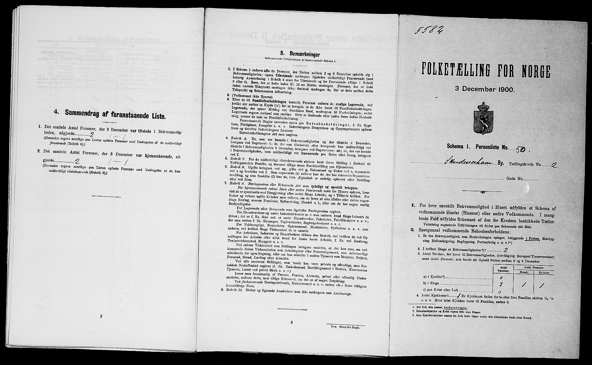 SAST, Folketelling 1900 for 1104 Skudeneshavn ladested, 1900, s. 527