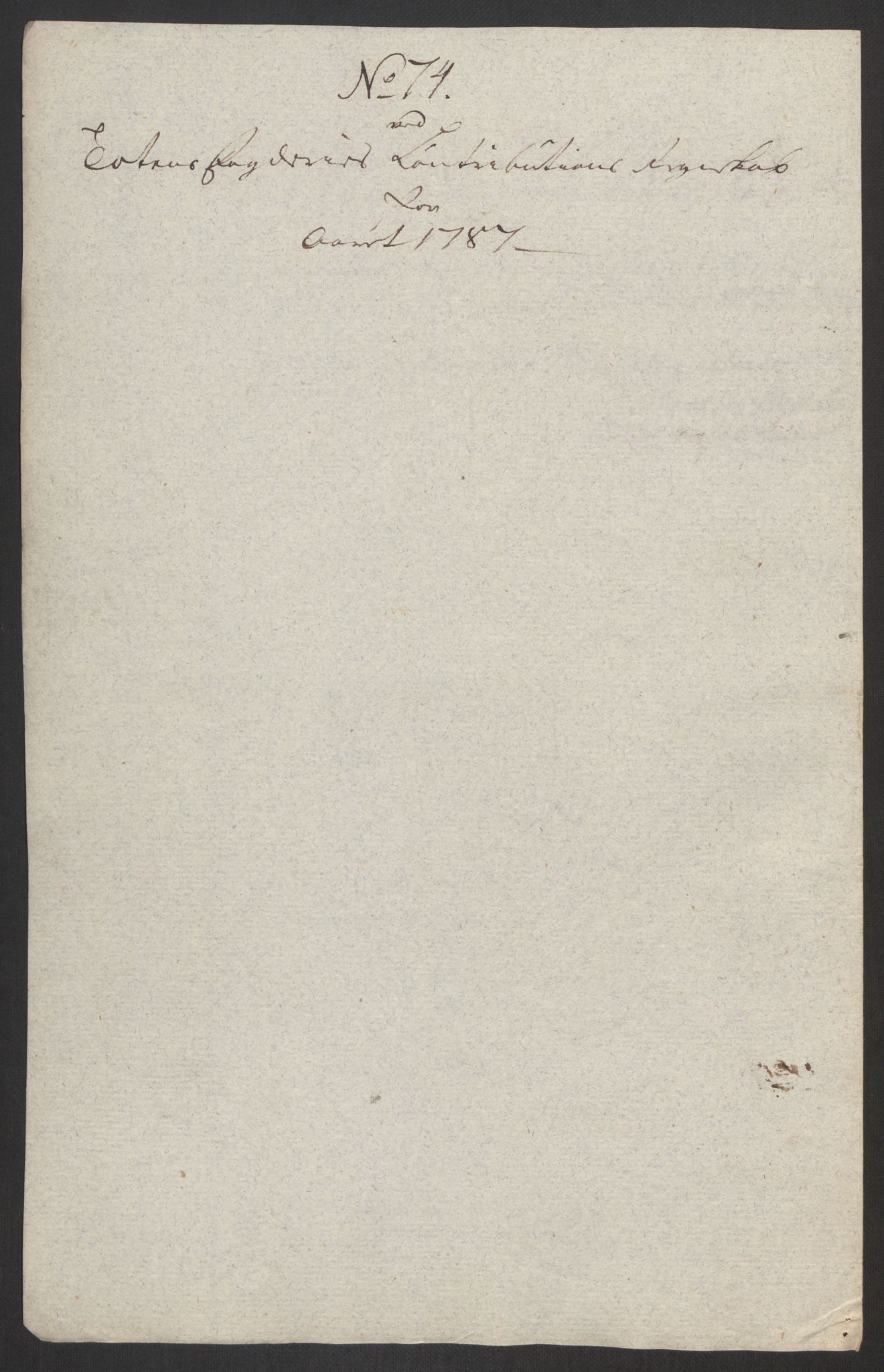 Rentekammeret inntil 1814, Reviderte regnskaper, Fogderegnskap, AV/RA-EA-4092/R19/L1374: Fogderegnskap Toten, Hadeland og Vardal, 1787, s. 239