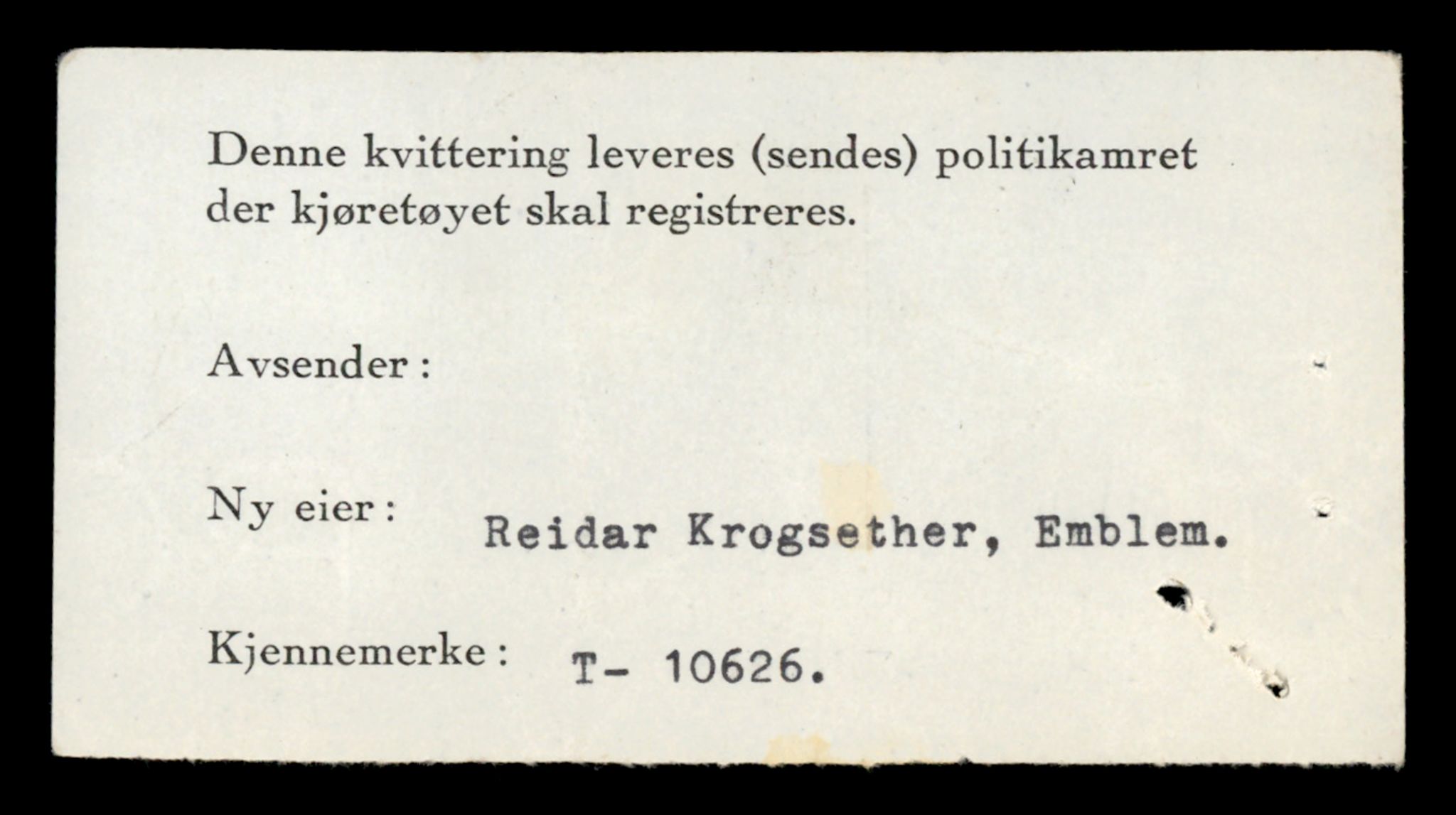 Møre og Romsdal vegkontor - Ålesund trafikkstasjon, AV/SAT-A-4099/F/Fe/L0022: Registreringskort for kjøretøy T 10584 - T 10694, 1927-1998, s. 1326