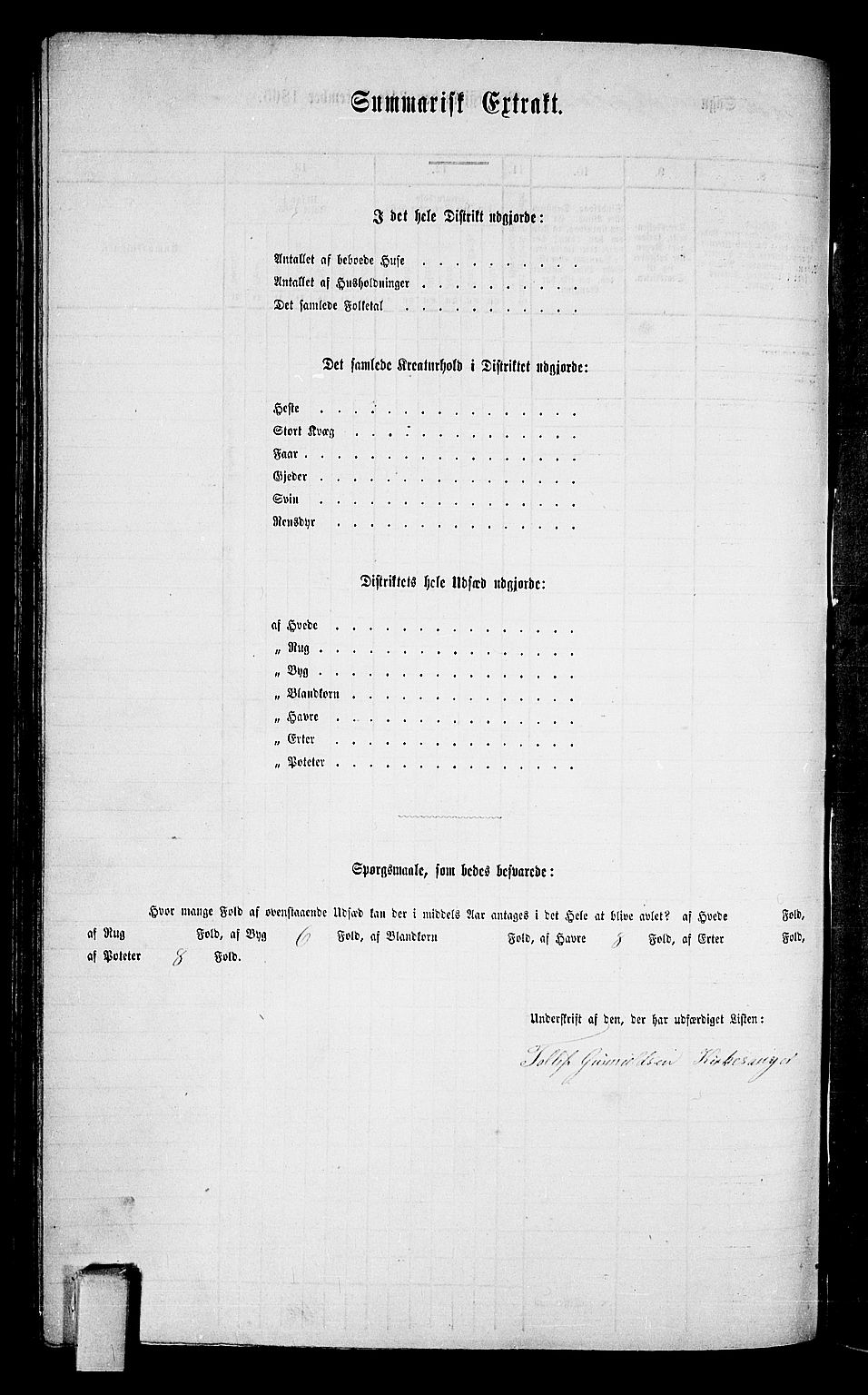 RA, Folketelling 1865 for 0827P Hjartdal prestegjeld, 1865, s. 130