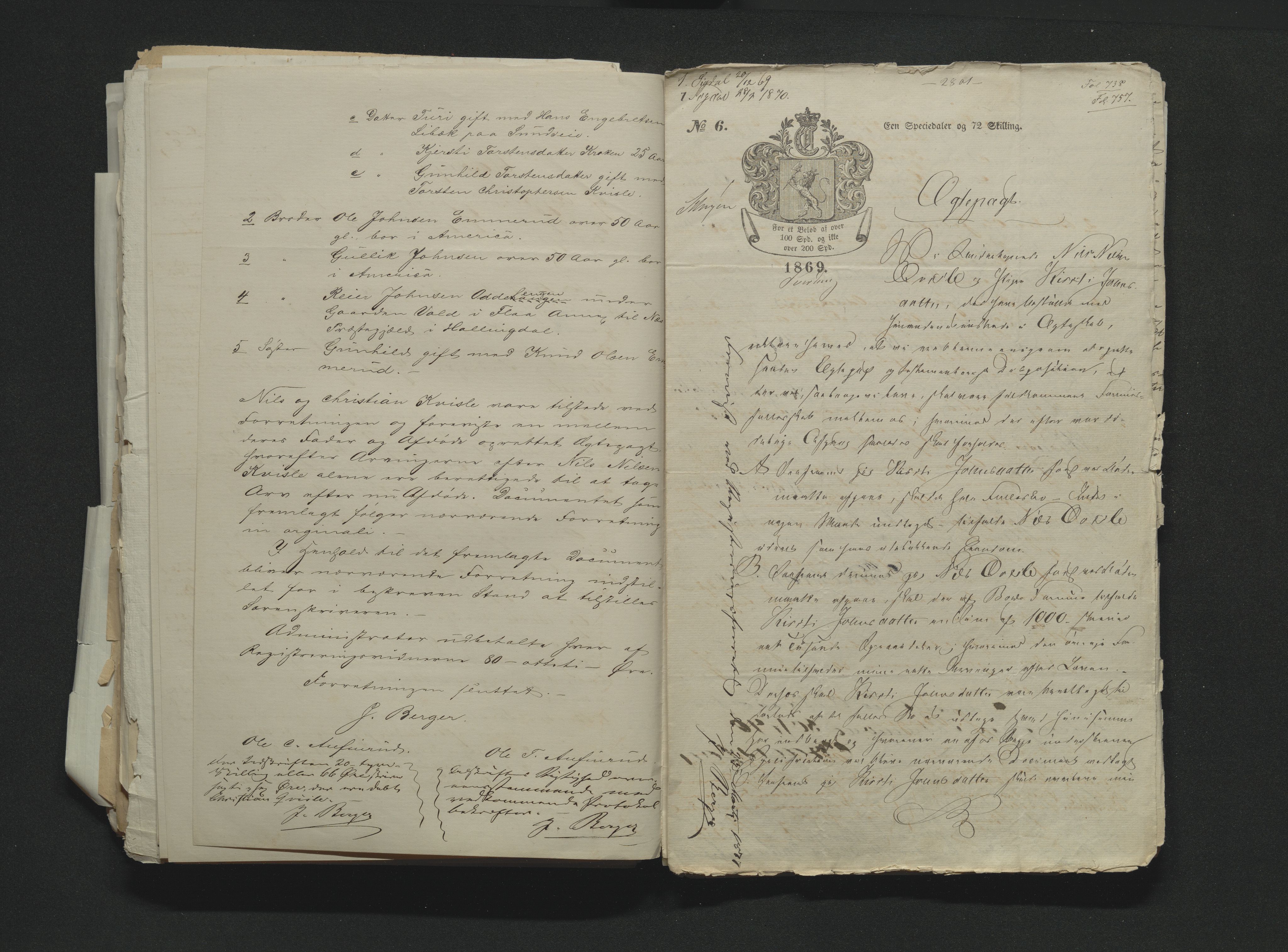 Eiker, Modum og Sigdal sorenskriveri, AV/SAKO-A-123/H/Ha/Hab/L0014: Dødsfallsmeldinger, 1874-1877, s. 703