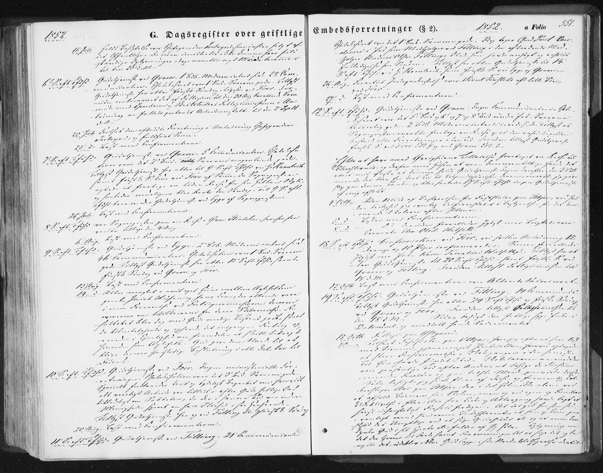 Ministerialprotokoller, klokkerbøker og fødselsregistre - Nord-Trøndelag, SAT/A-1458/746/L0446: Ministerialbok nr. 746A05, 1846-1859, s. 351
