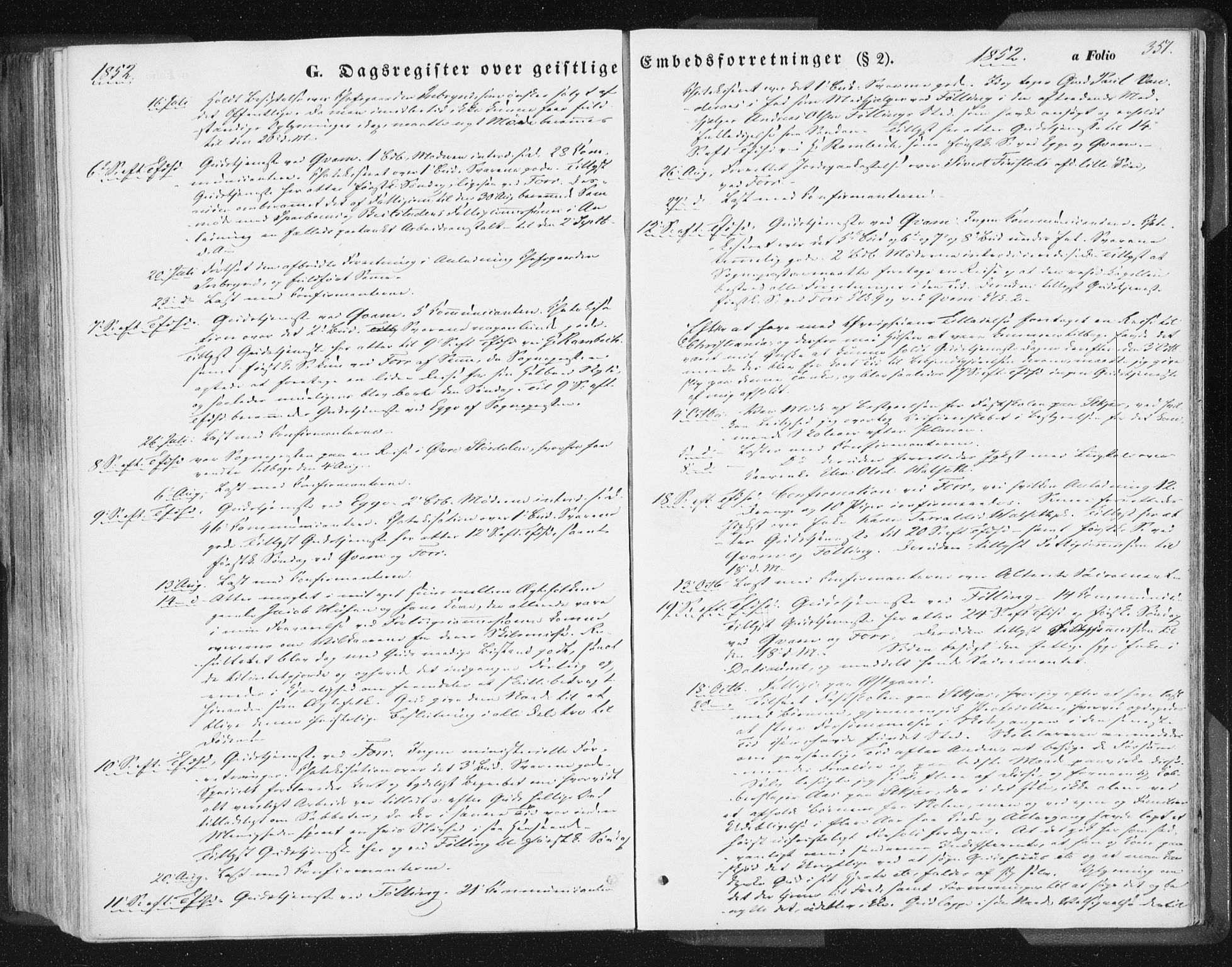 Ministerialprotokoller, klokkerbøker og fødselsregistre - Nord-Trøndelag, AV/SAT-A-1458/746/L0446: Ministerialbok nr. 746A05, 1846-1859, s. 351