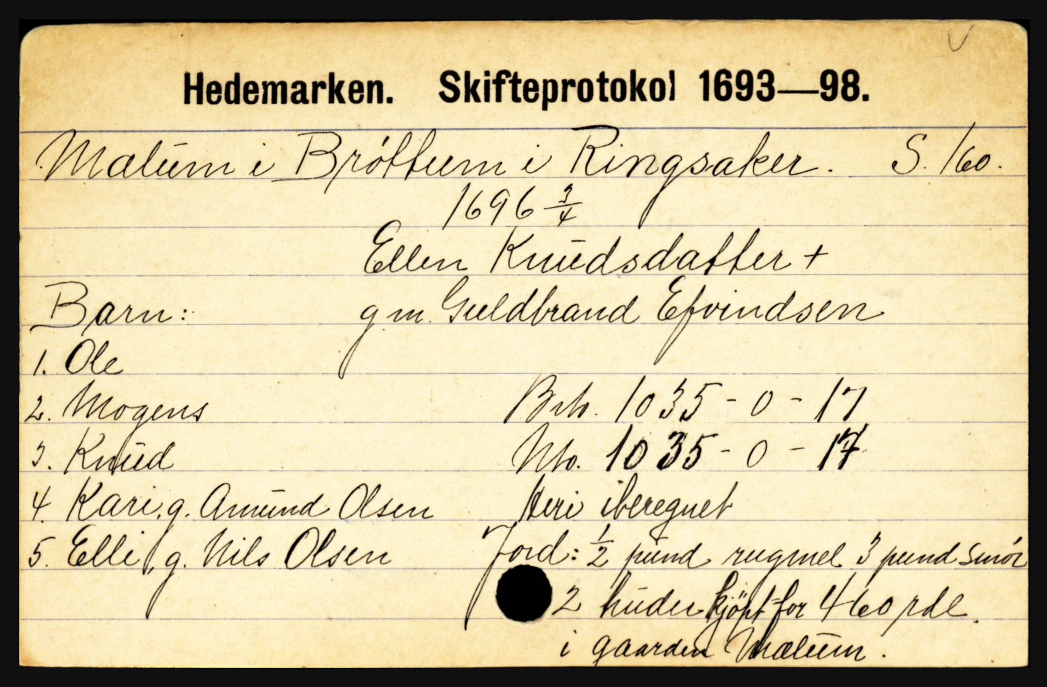 Hedemarken sorenskriveri, SAH/TING-034/J, 1663-1743, s. 2881