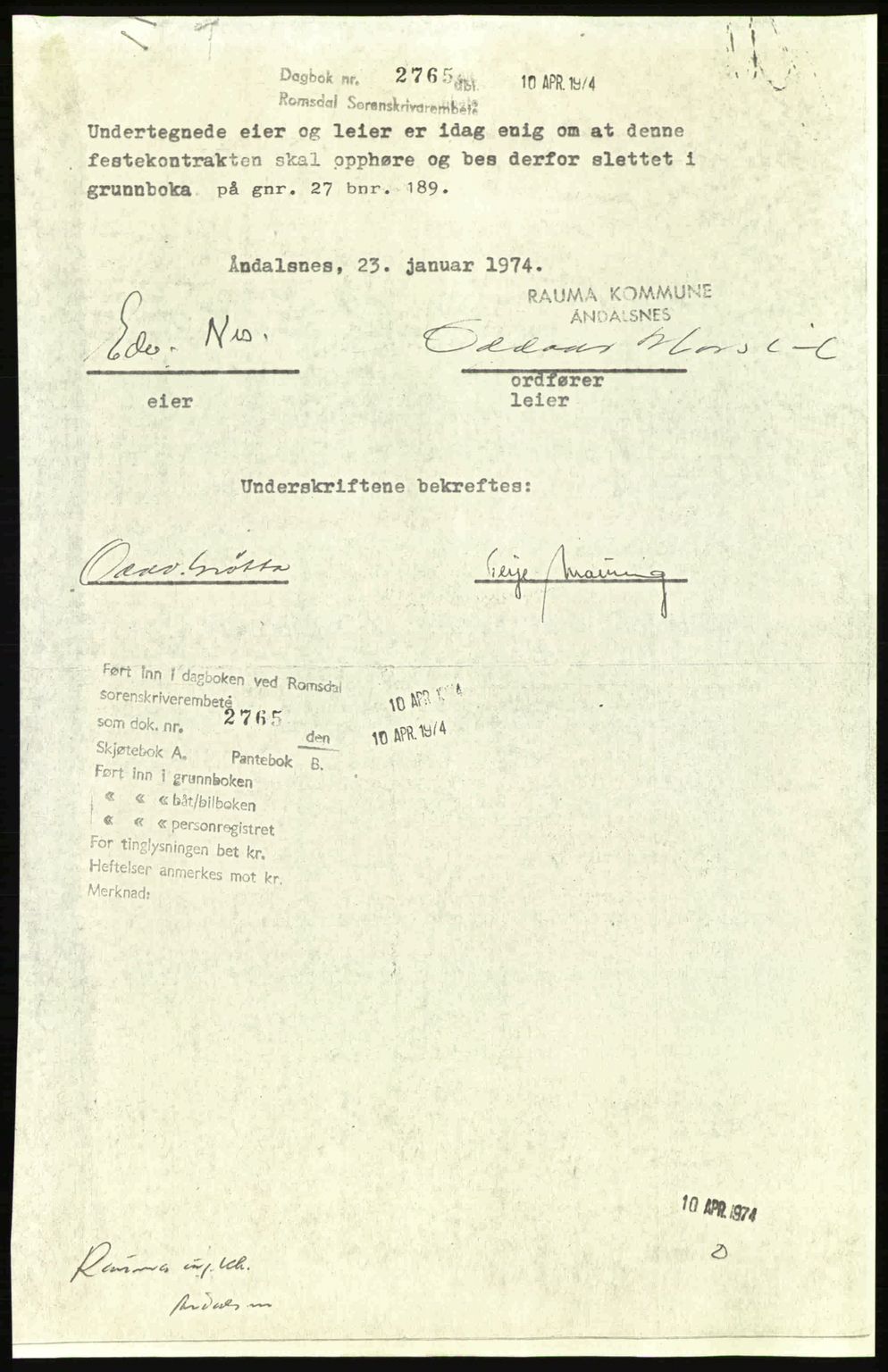 Romsdal sorenskriveri, AV/SAT-A-4149/1/2/2C: Pantebok nr. A11, 1941-1942, Dagboknr: 2076/1941