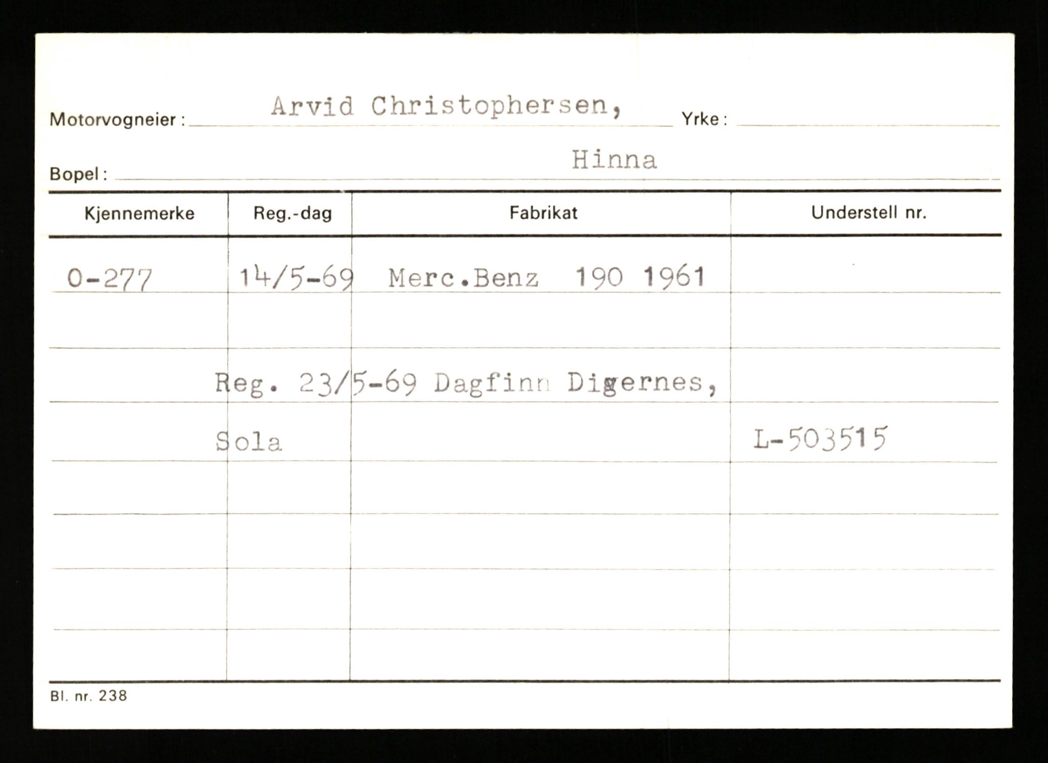 Stavanger trafikkstasjon, AV/SAST-A-101942/0/G/L0001: Registreringsnummer: 0 - 5782, 1930-1971, s. 135