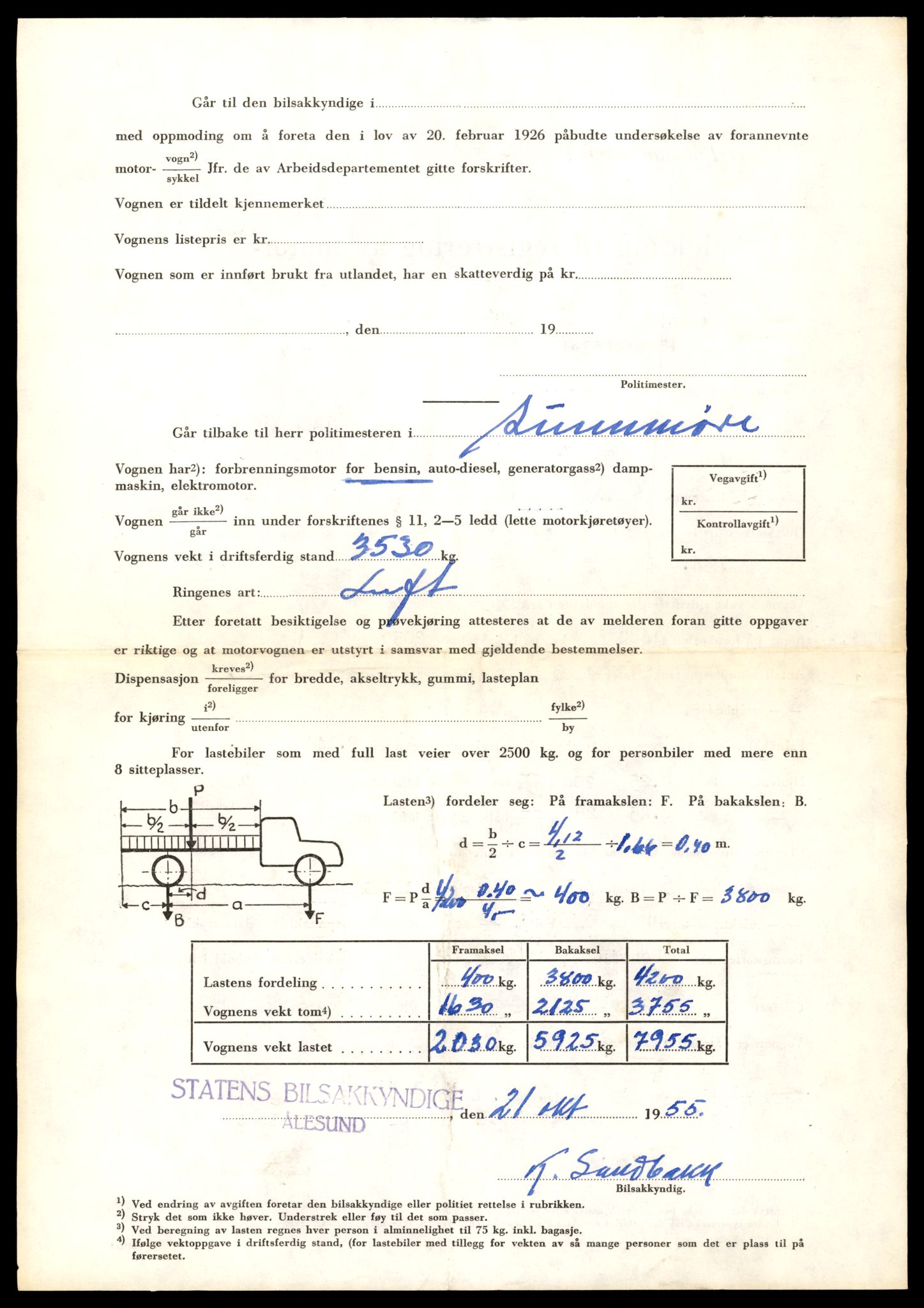 Møre og Romsdal vegkontor - Ålesund trafikkstasjon, AV/SAT-A-4099/F/Fe/L0036: Registreringskort for kjøretøy T 12831 - T 13030, 1927-1998, s. 488