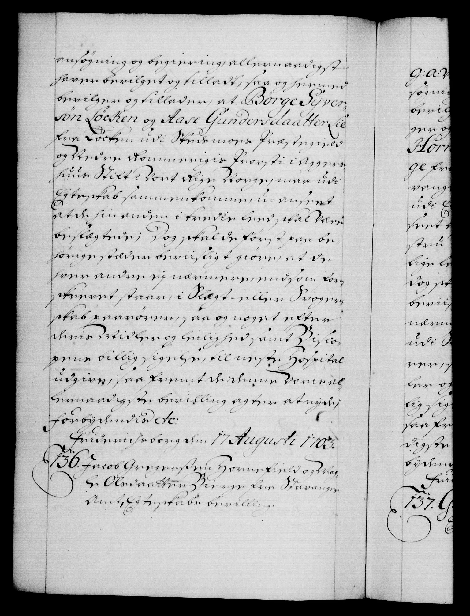 Danske Kanselli 1572-1799, RA/EA-3023/F/Fc/Fca/Fcaa/L0018: Norske registre, 1699-1703, s. 532b