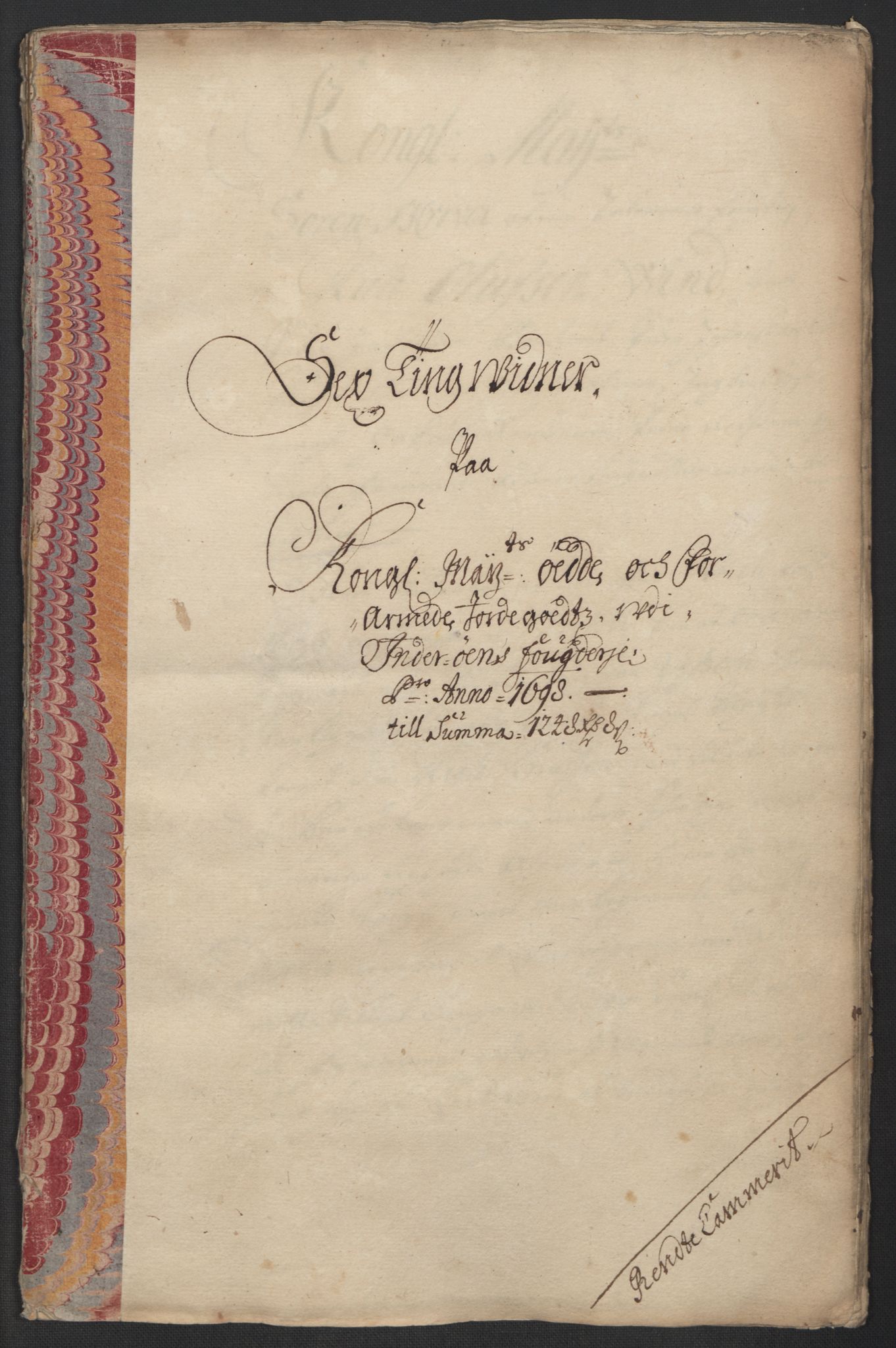 Rentekammeret inntil 1814, Reviderte regnskaper, Fogderegnskap, AV/RA-EA-4092/R63/L4310: Fogderegnskap Inderøy, 1698-1699, s. 206