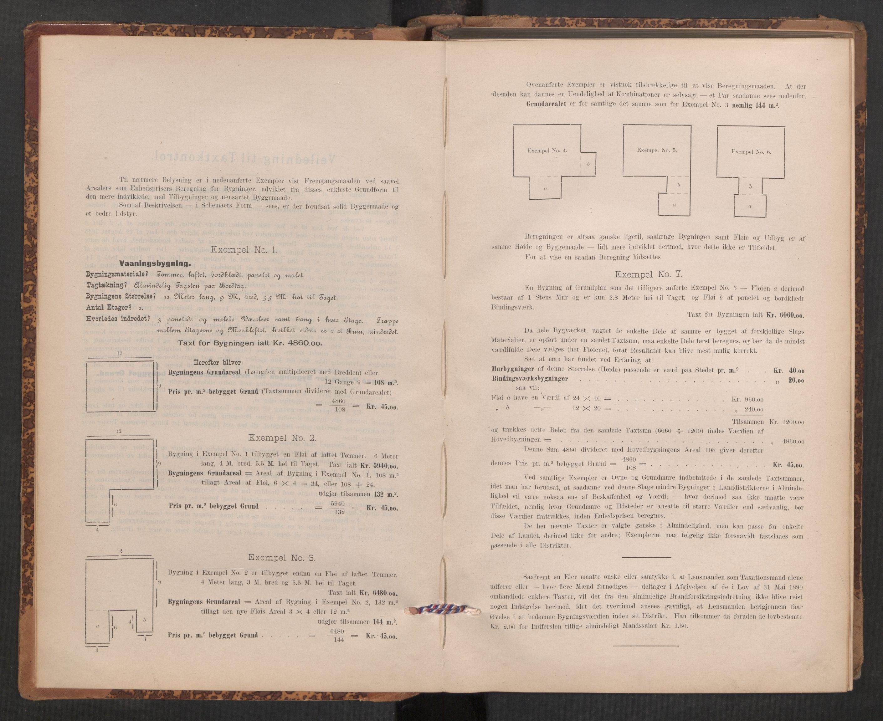 Norges brannkasse, branntakster Eidsvoll, AV/SAO-A-11353/F/Fb/L0001: Branntakstprotokoll, 1895-1943