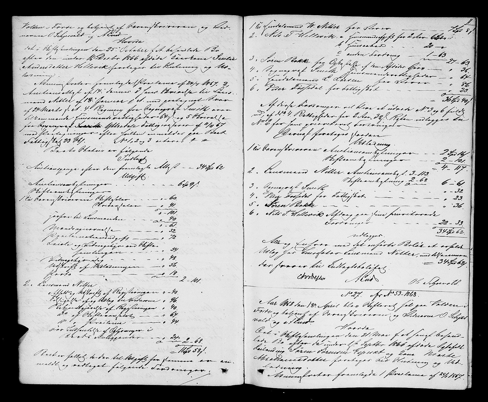 Sunnfjord tingrett, AV/SAB-A-3201/1/H/Hd/L0004: Skifteutlodningsprotokoll, 1868-1874, s. 10b-11a