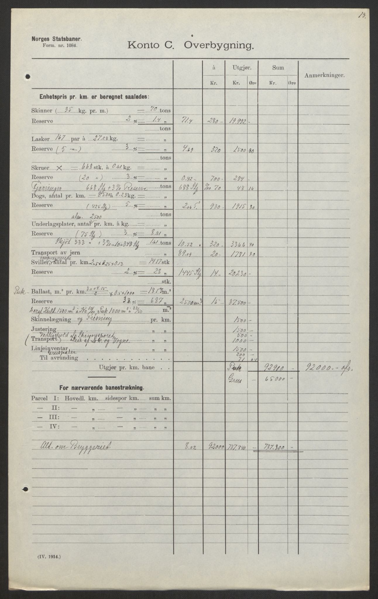 Norges Statsbaner, Baneavdelingen B, AV/RA-S-1619/1/F/Fa/L0042: NORGE-JYLLAND, 1920, s. 320