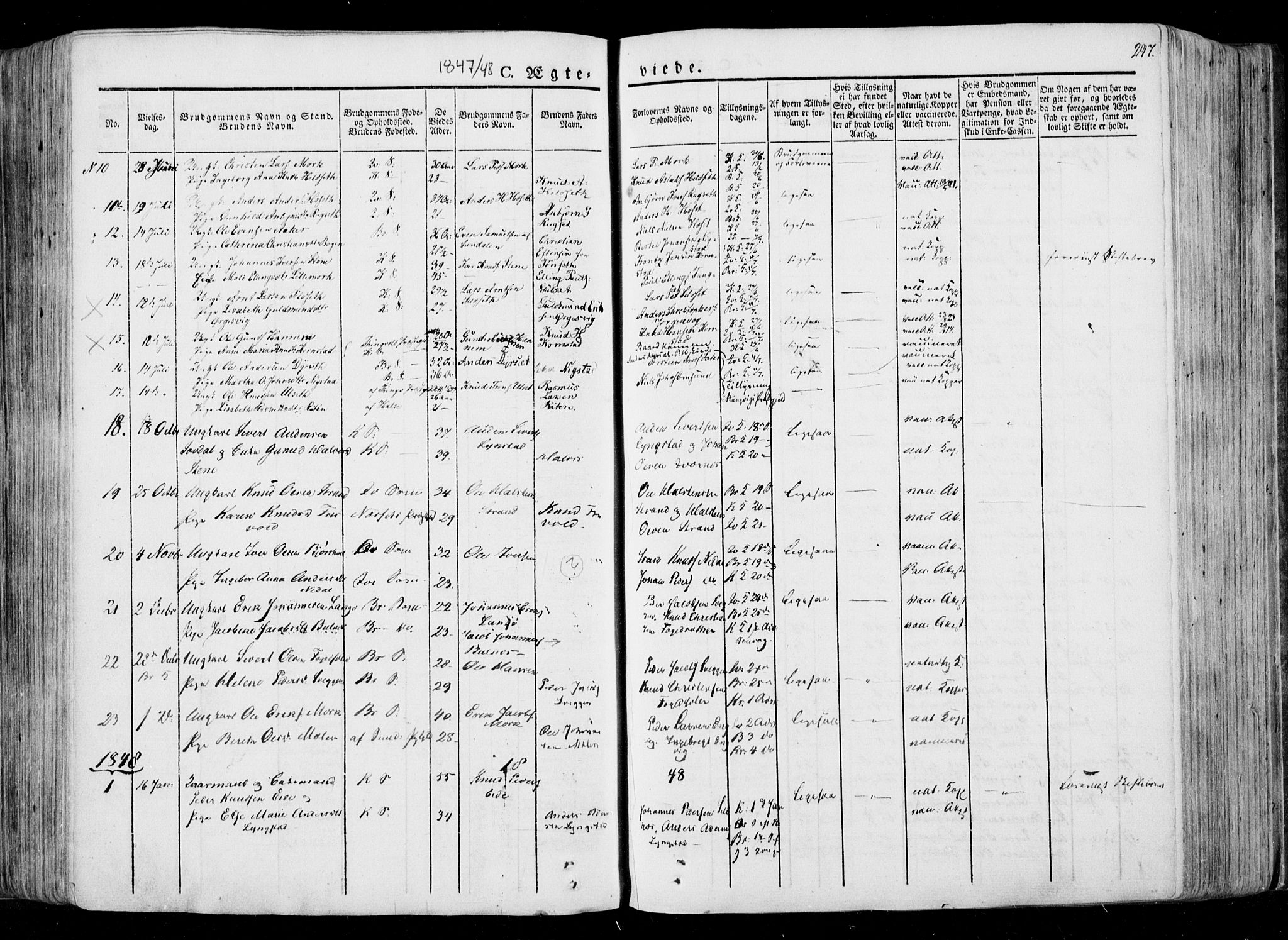 Ministerialprotokoller, klokkerbøker og fødselsregistre - Møre og Romsdal, AV/SAT-A-1454/568/L0803: Ministerialbok nr. 568A10, 1830-1853, s. 297