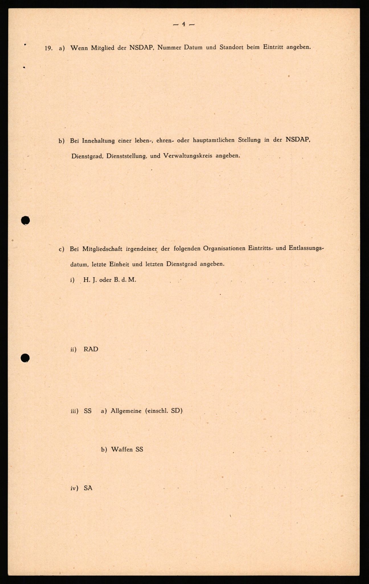 Forsvaret, Forsvarets overkommando II, RA/RAFA-3915/D/Db/L0033: CI Questionaires. Tyske okkupasjonsstyrker i Norge. Tyskere., 1945-1946, s. 318