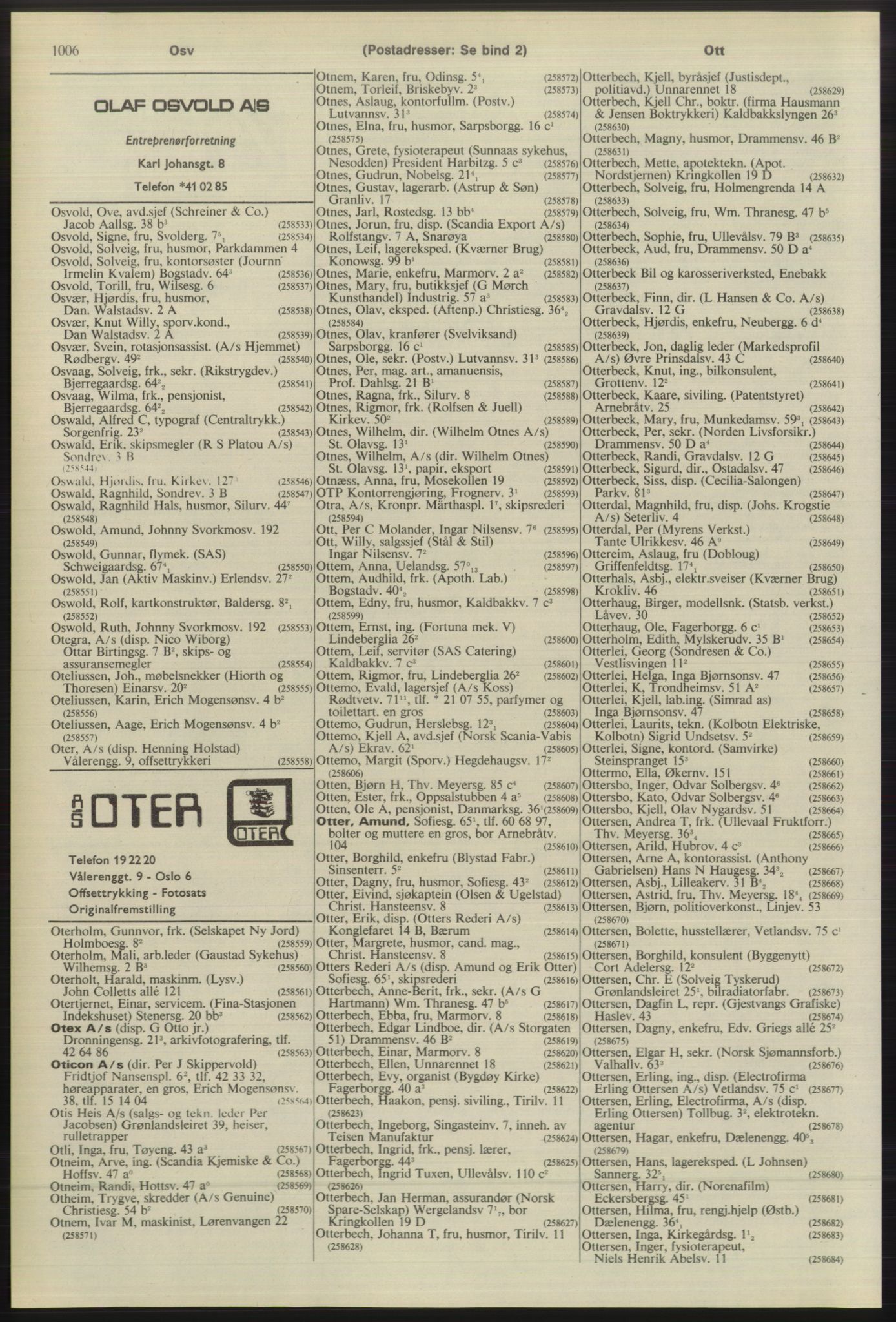 Kristiania/Oslo adressebok, PUBL/-, 1975-1976, s. 1006