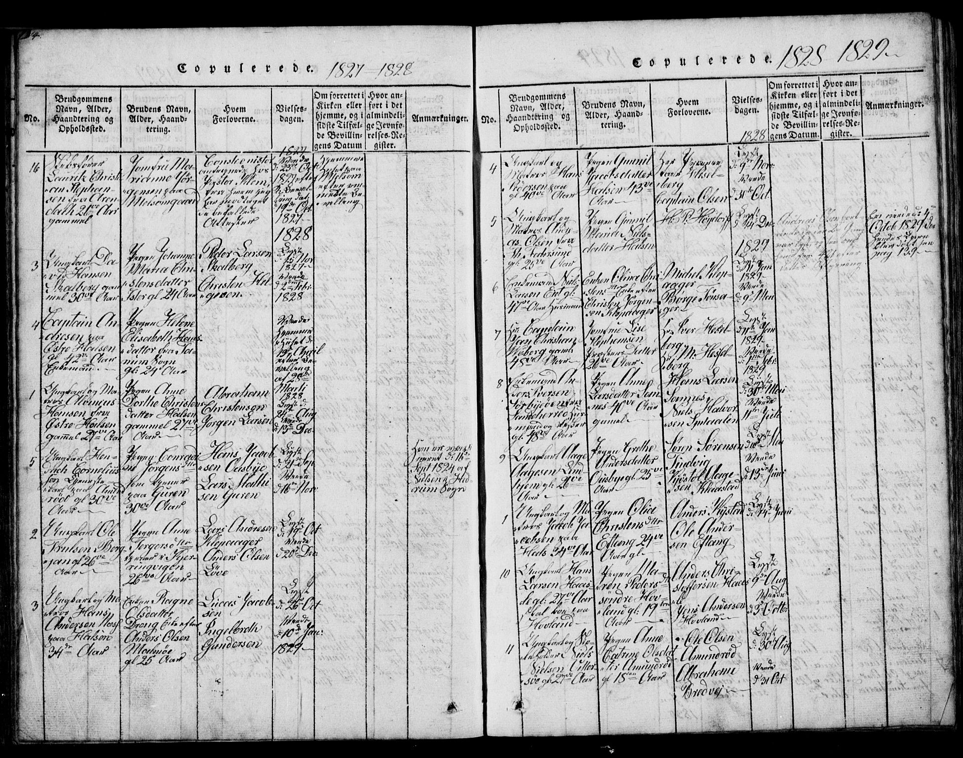 Tjølling kirkebøker, AV/SAKO-A-60/G/Ga/L0001: Klokkerbok nr. 1, 1814-1835, s. 414