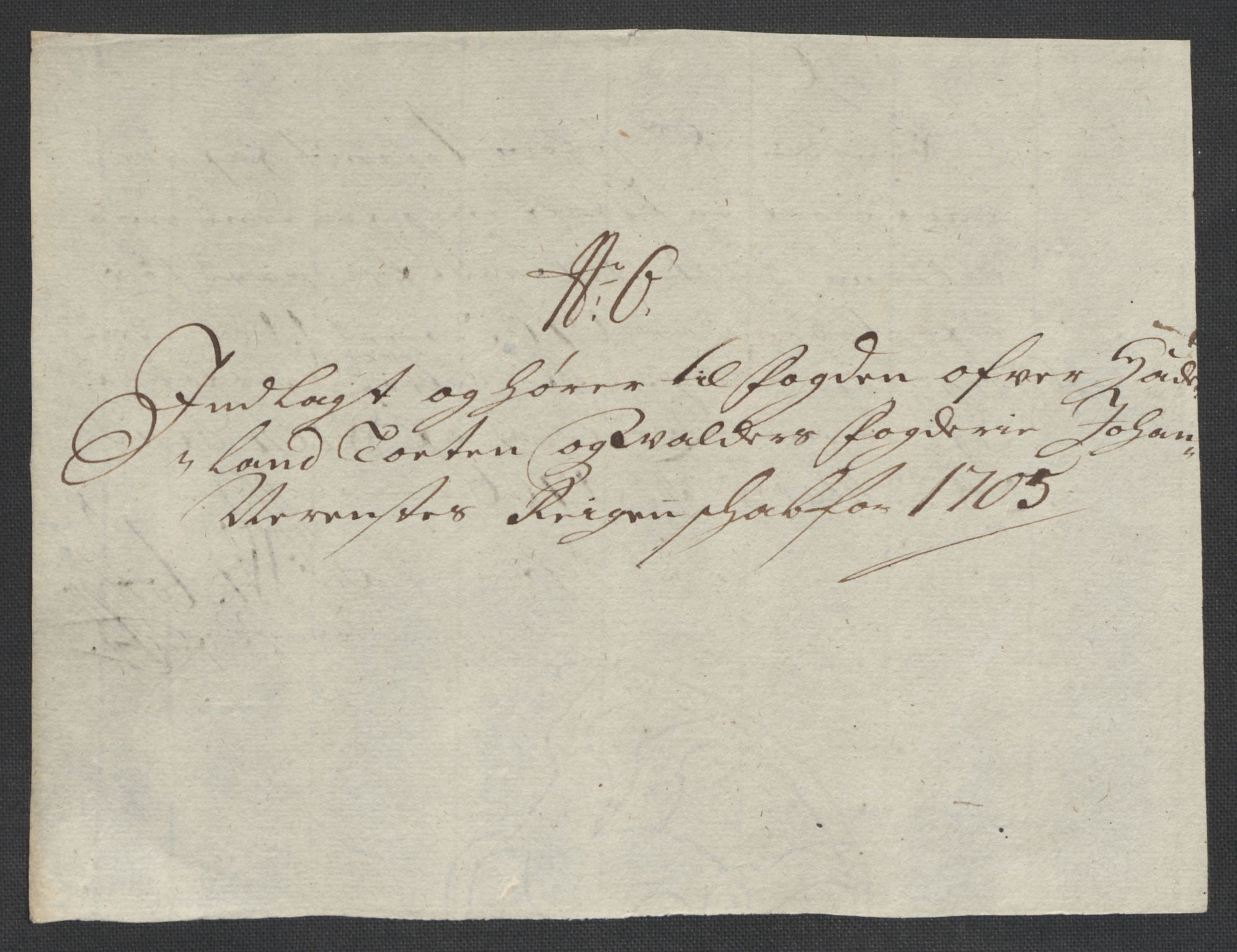 Rentekammeret inntil 1814, Reviderte regnskaper, Fogderegnskap, RA/EA-4092/R18/L1303: Fogderegnskap Hadeland, Toten og Valdres, 1705, s. 54