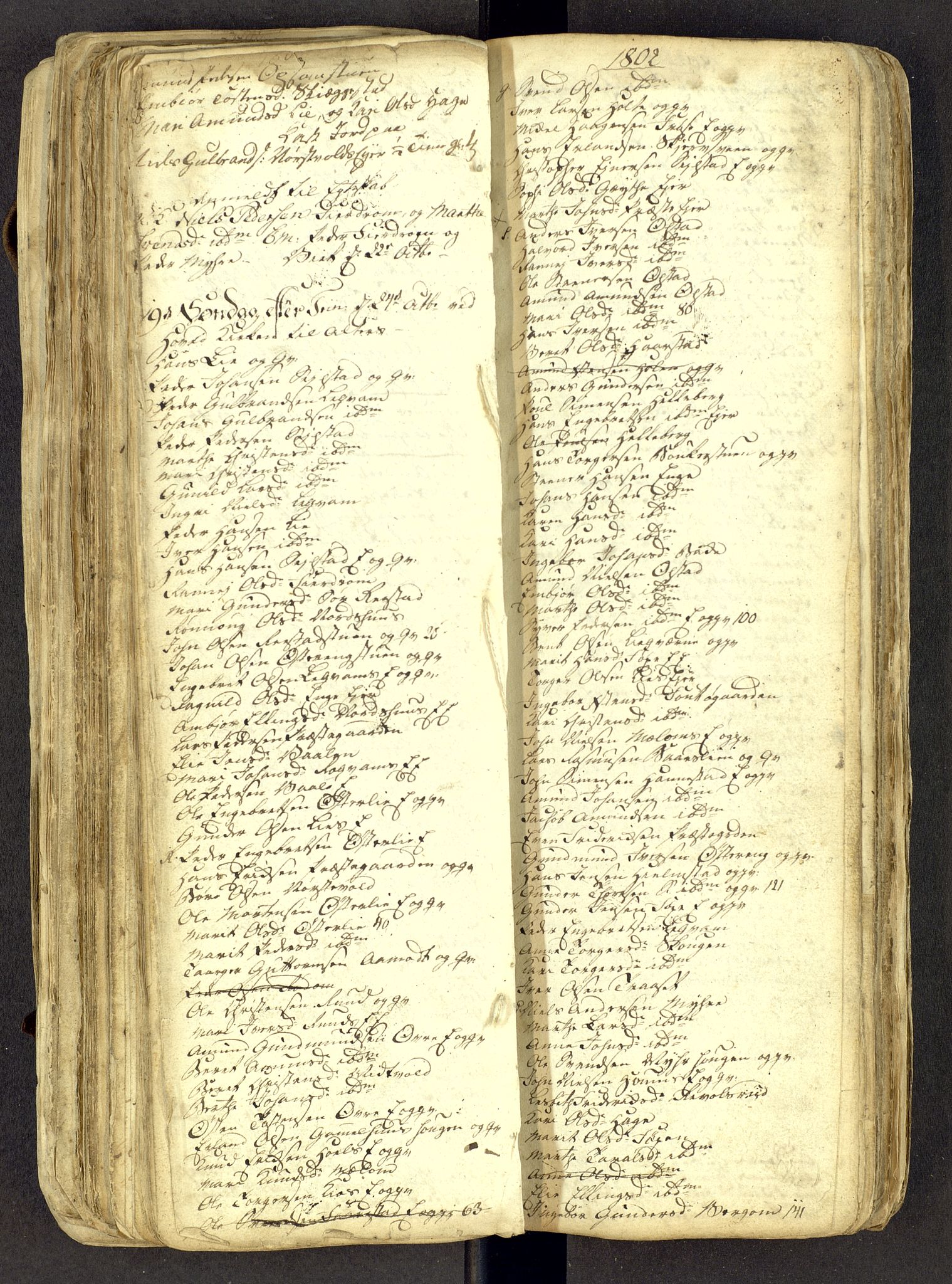Gausdal prestekontor, AV/SAH-PREST-090/H/Ha: Kladd til kirkebok nr. -, 1794-1811