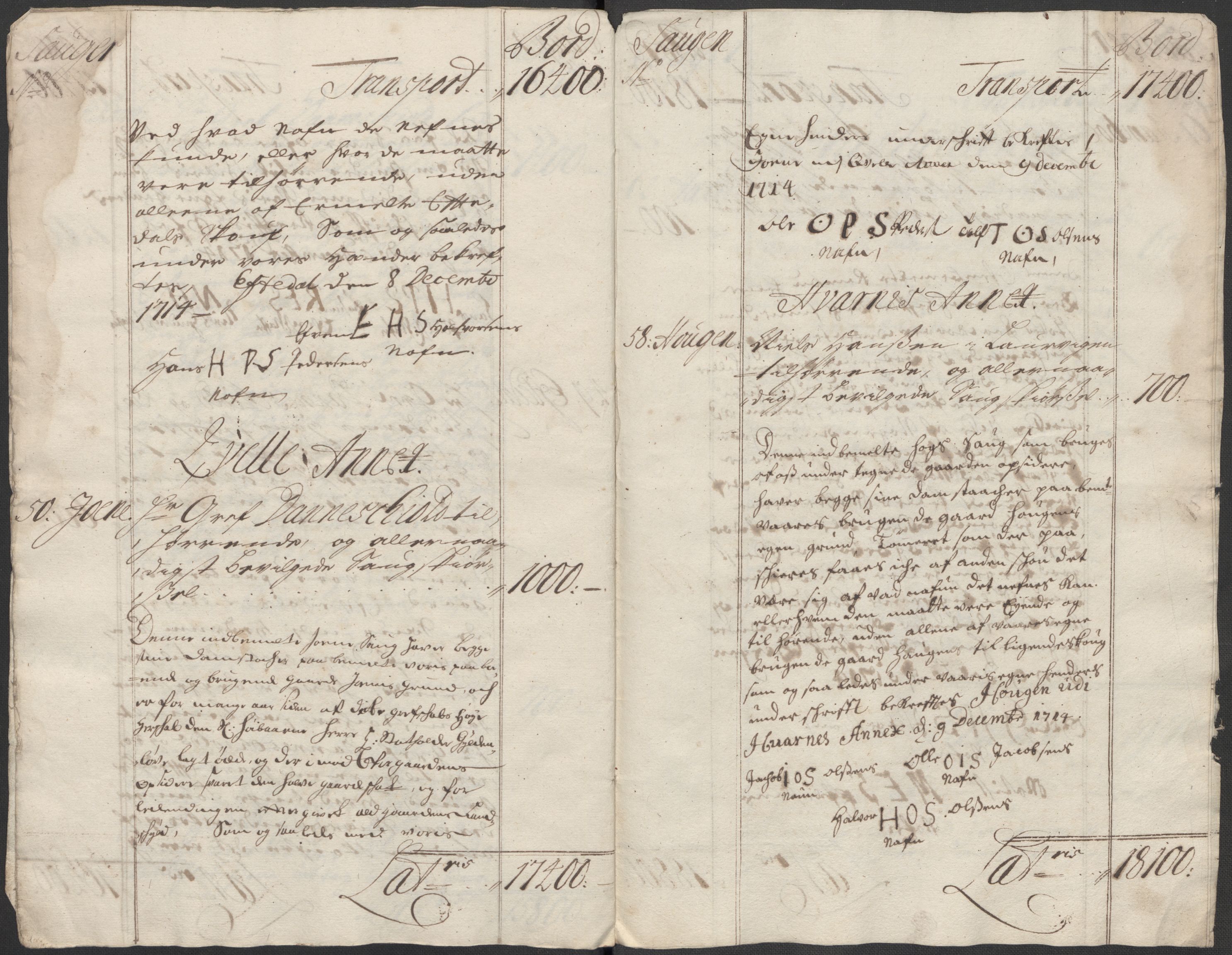 Rentekammeret inntil 1814, Reviderte regnskaper, Fogderegnskap, RA/EA-4092/R33/L1986: Fogderegnskap Larvik grevskap, 1714-1715, s. 159