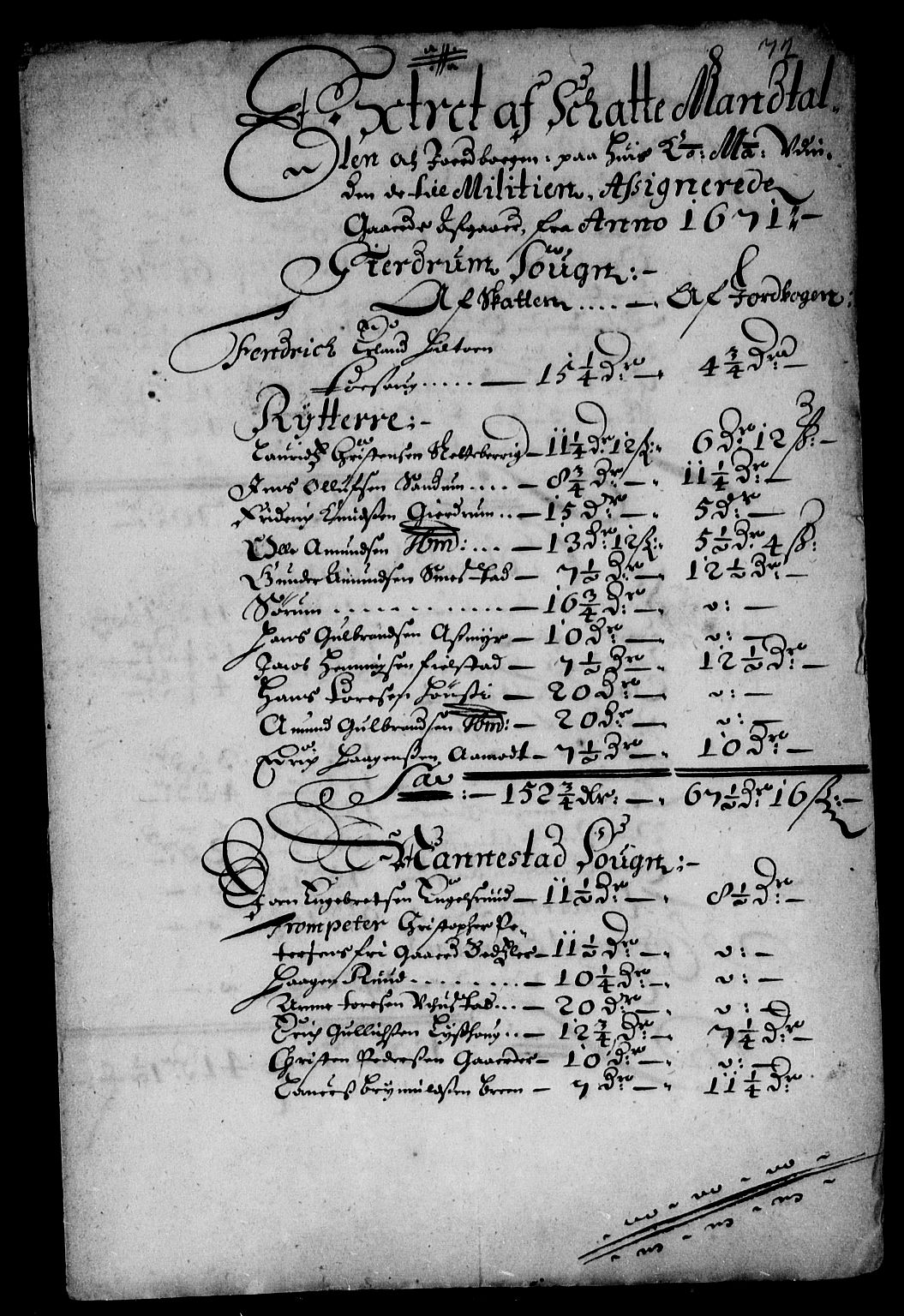 Rentekammeret inntil 1814, Reviderte regnskaper, Stiftamtstueregnskaper, Landkommissariatet på Akershus og Akershus stiftamt, AV/RA-EA-5869/R/Rb/L0087: Akershus stiftamt, 1672-1673
