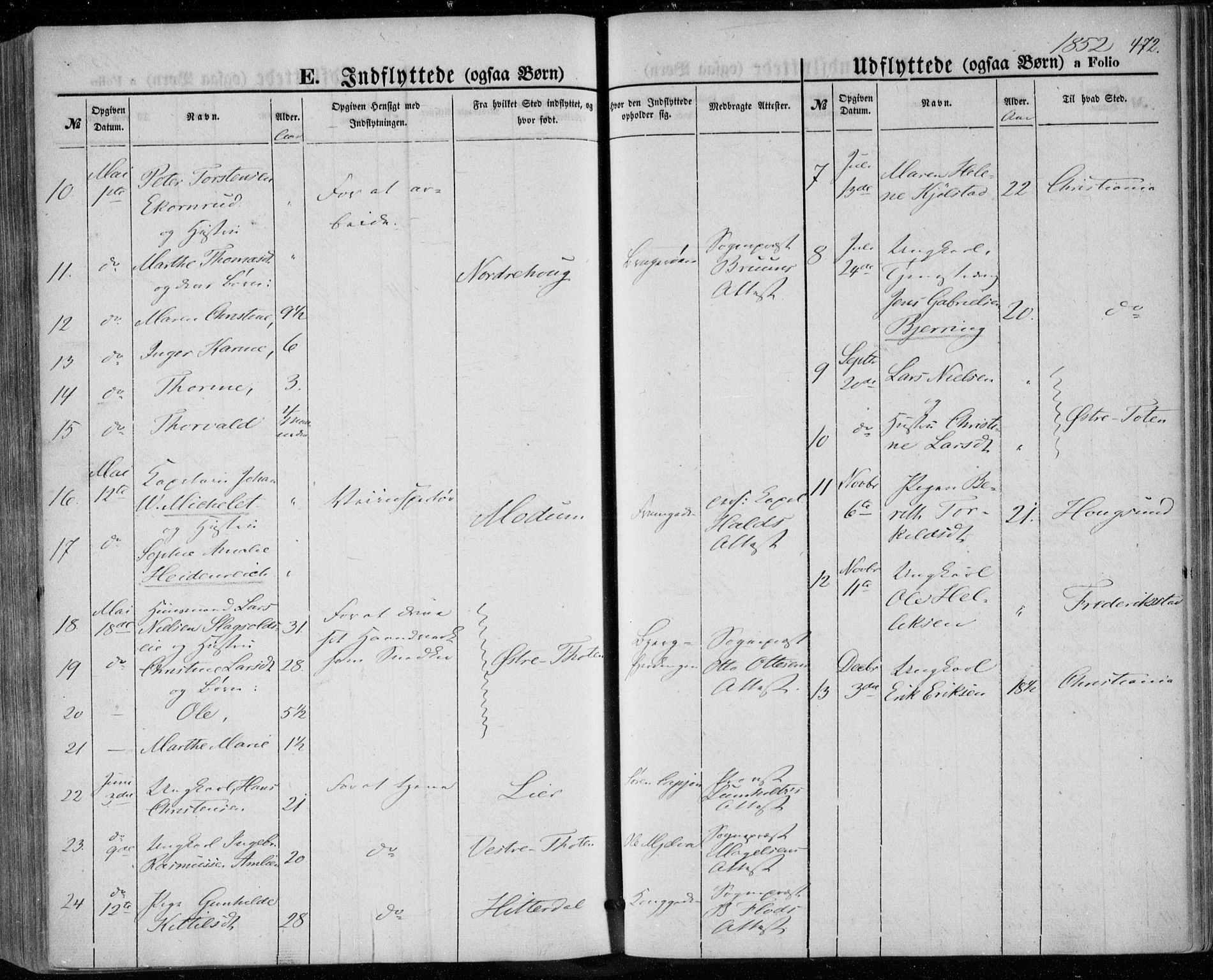 Bragernes kirkebøker, AV/SAKO-A-6/F/Fb/L0002: Ministerialbok nr. II 2, 1848-1859, s. 472